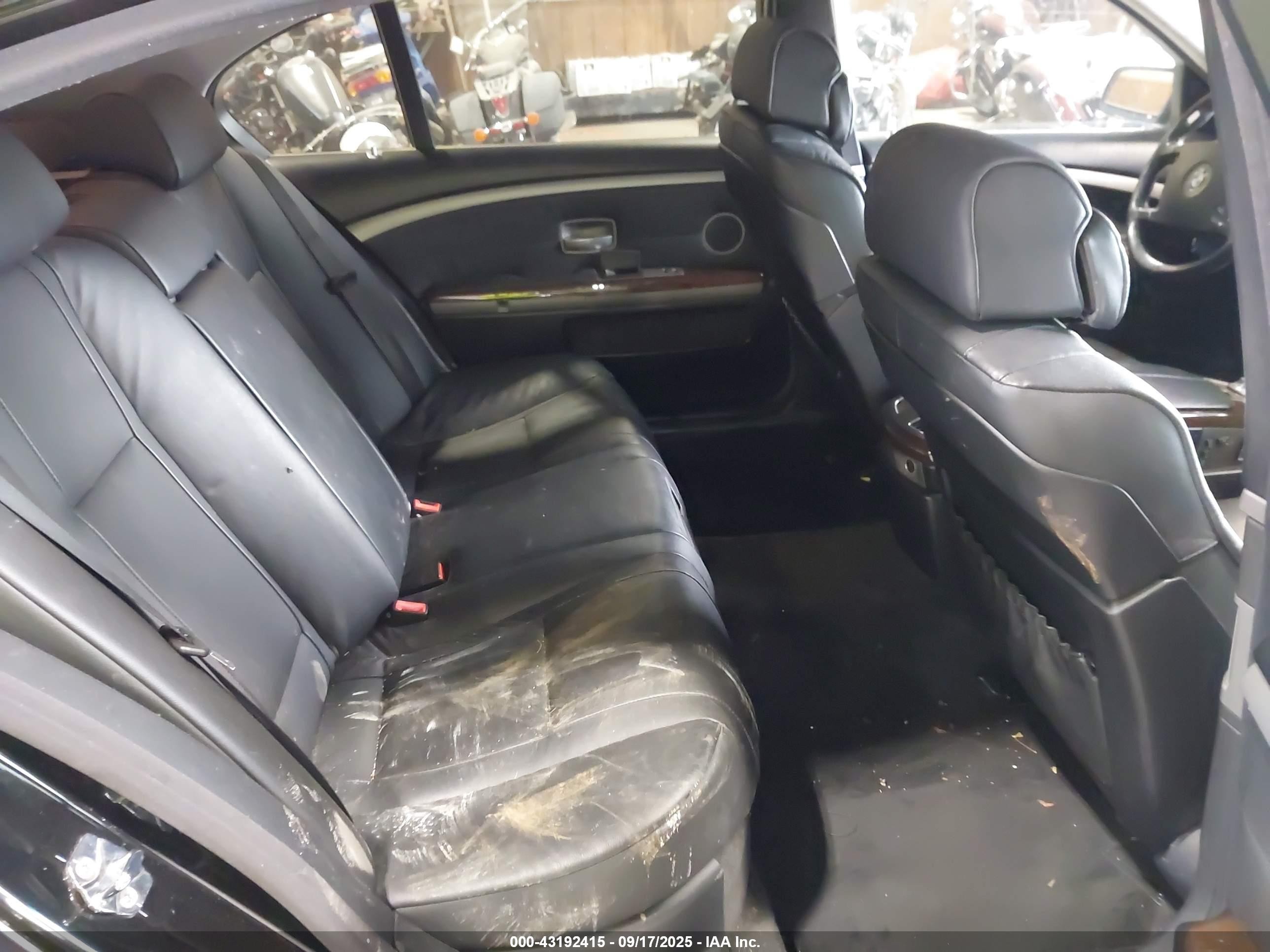 2004 Bmw 745li   Black vin: WBAGN63494DS46140
