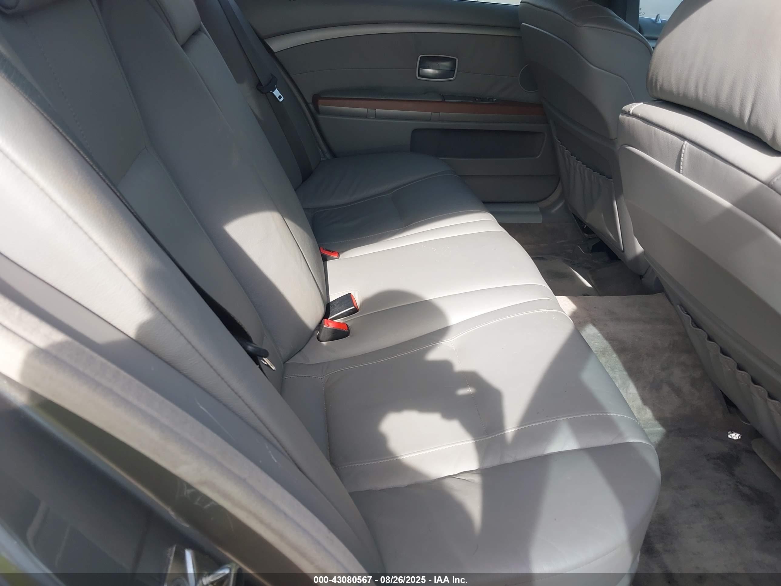 2003 Bmw 745li   Gray vin: WBAGN634X3DR09097