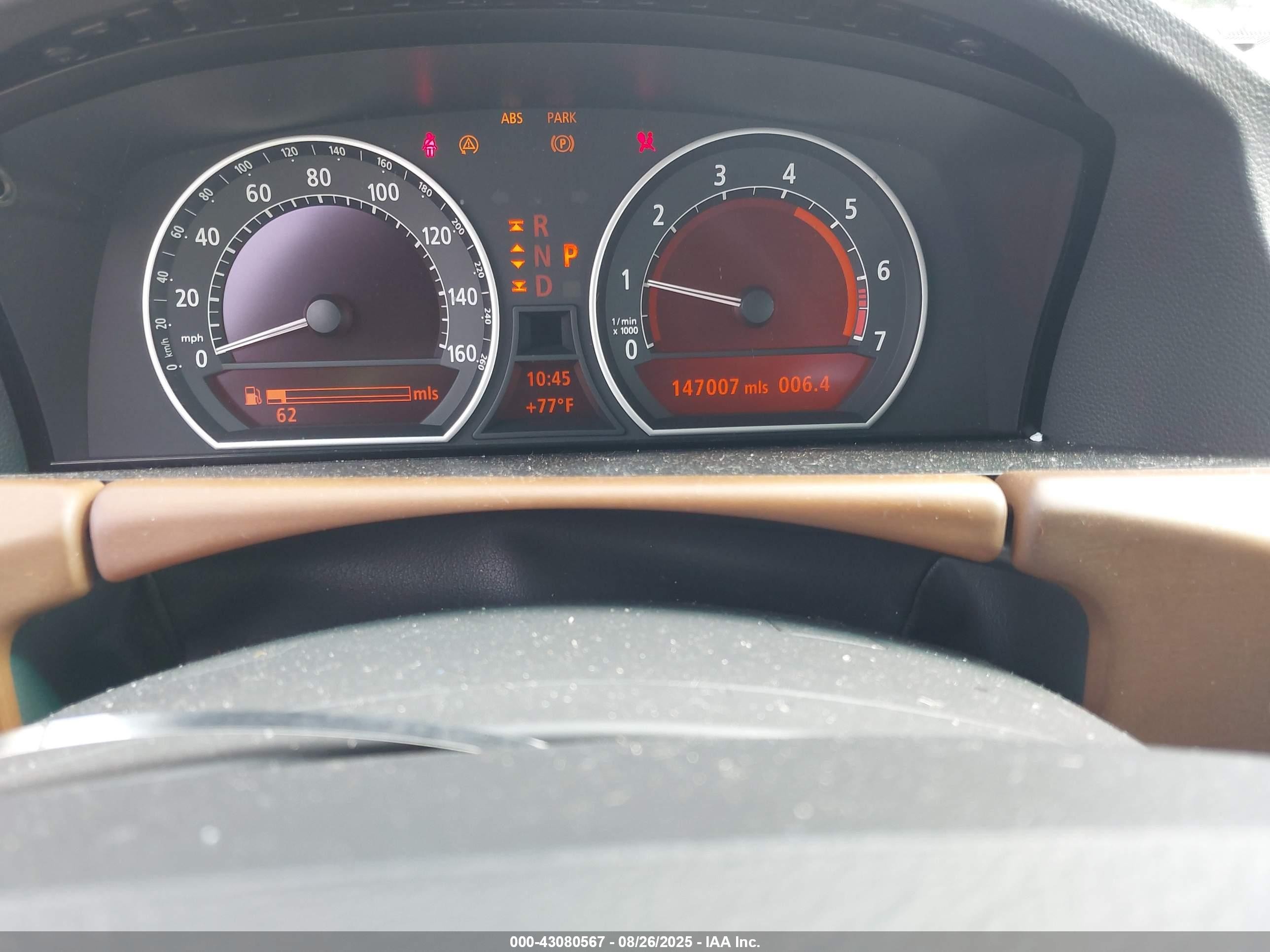2003 Bmw 745li   Gray vin: WBAGN634X3DR09097