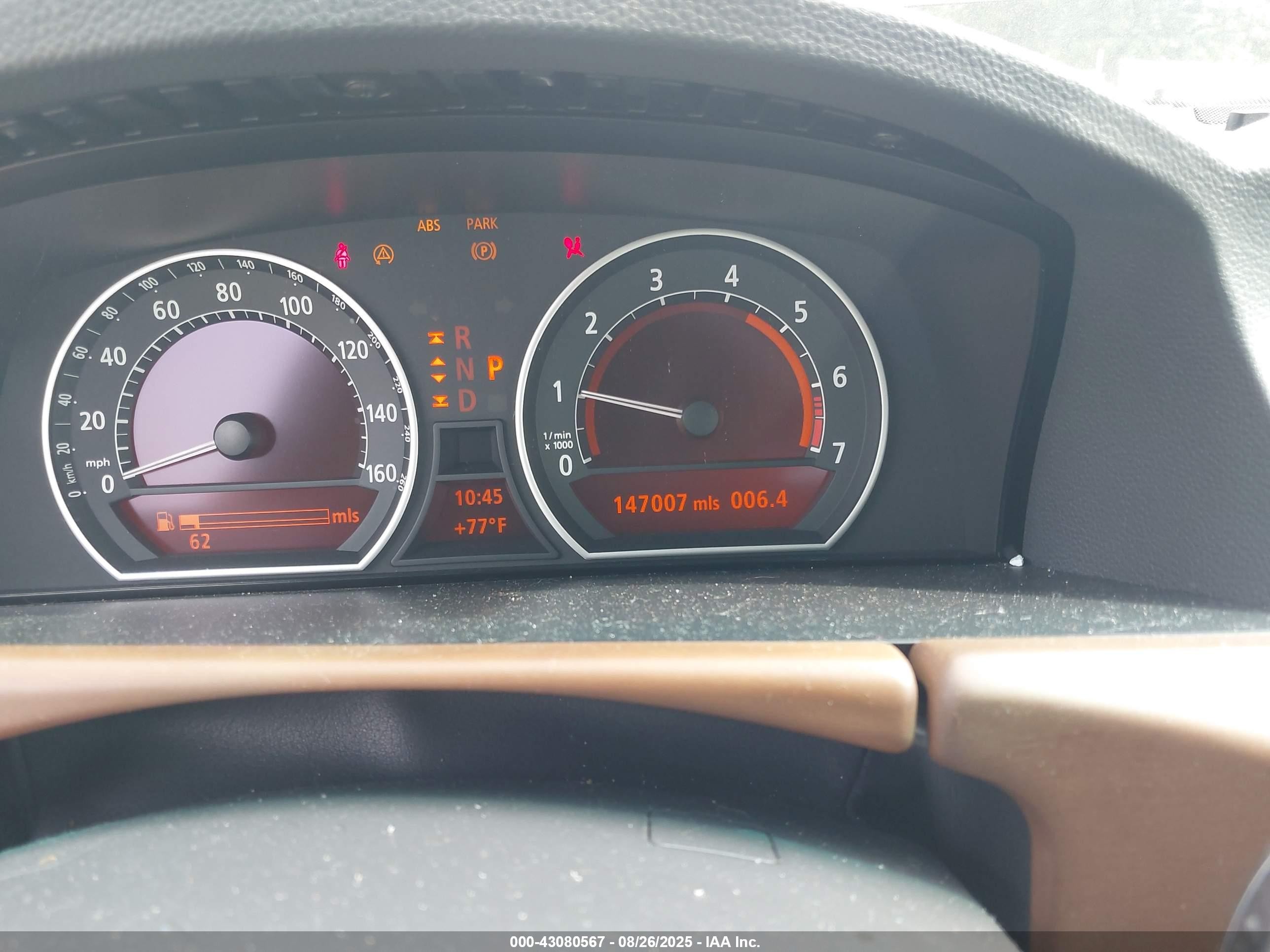 2003 Bmw 745li   Gray vin: WBAGN634X3DR09097