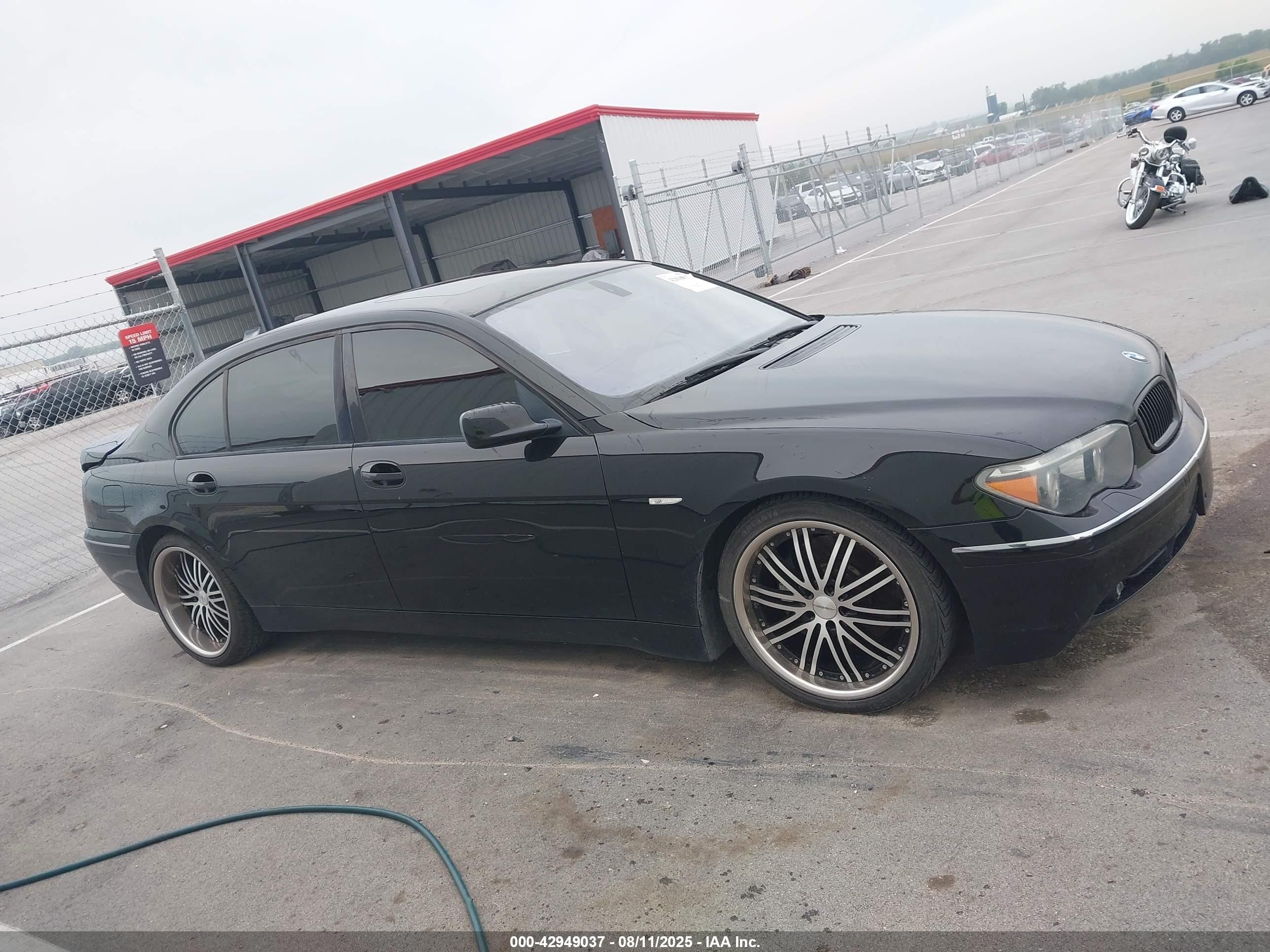 2004 Bmw 745li   Black vin: WBAGN63514DS51776