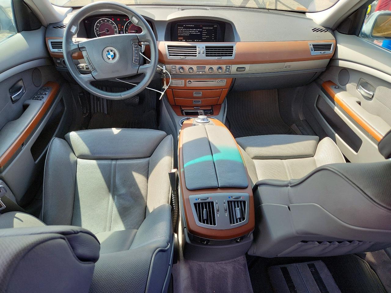 2004 Bmw 745 Li Silver vin: WBAGN63534DS54257