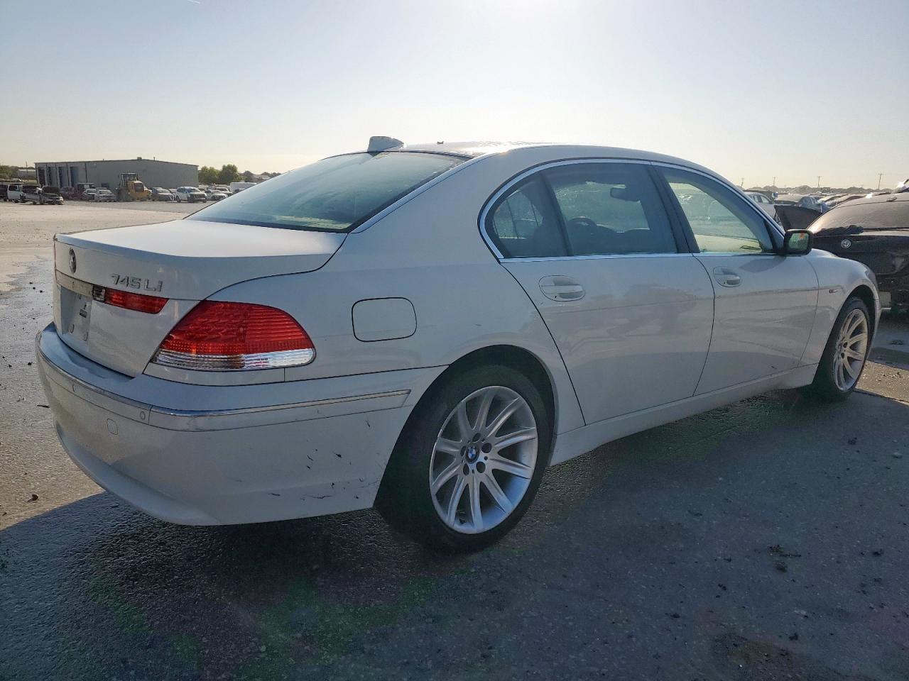 2005 Bmw 745 Li White vin: WBAGN63535DS60562
