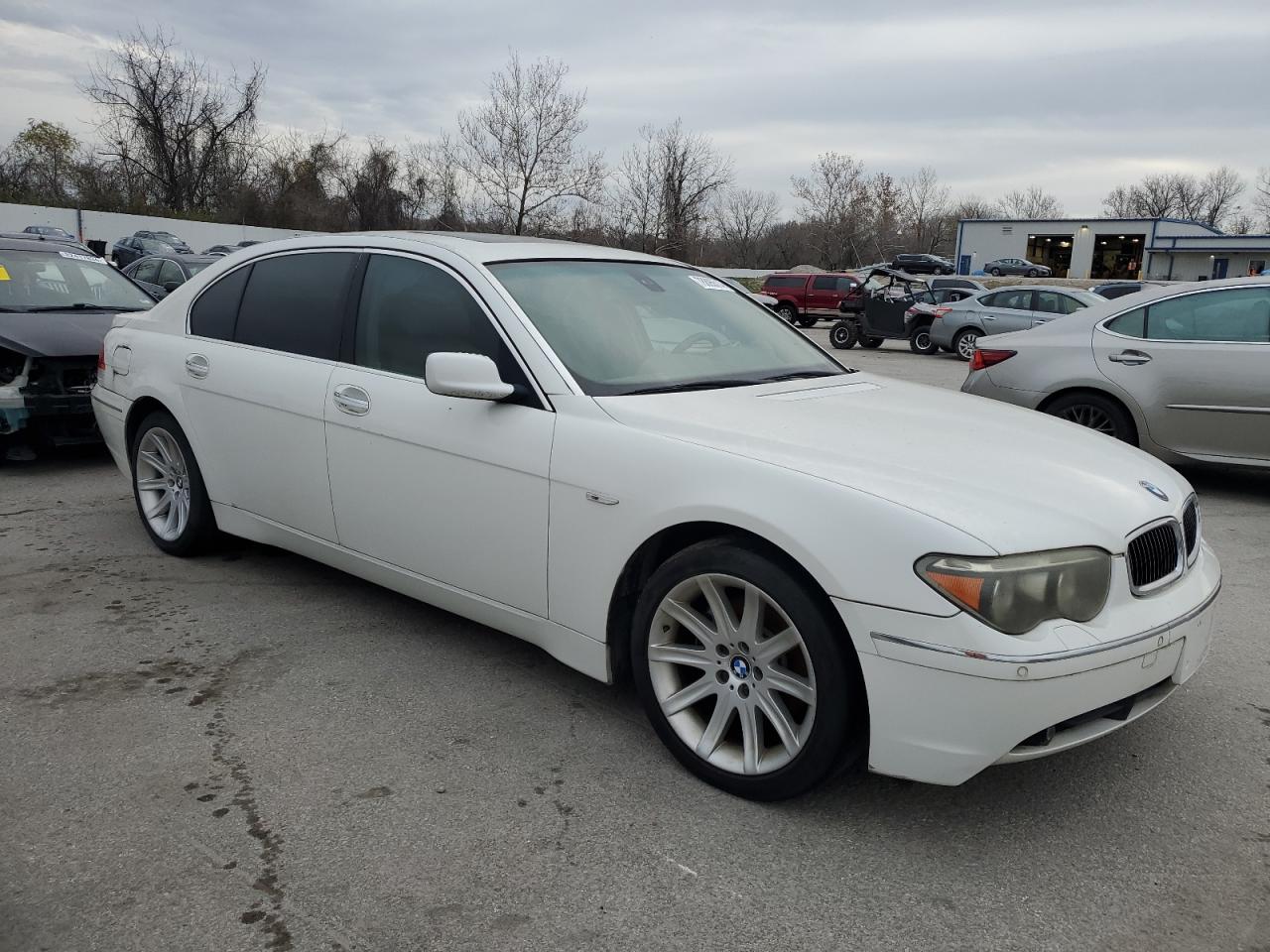 2005 Bmw 745 Li   White vin: WBAGN63545DS58481