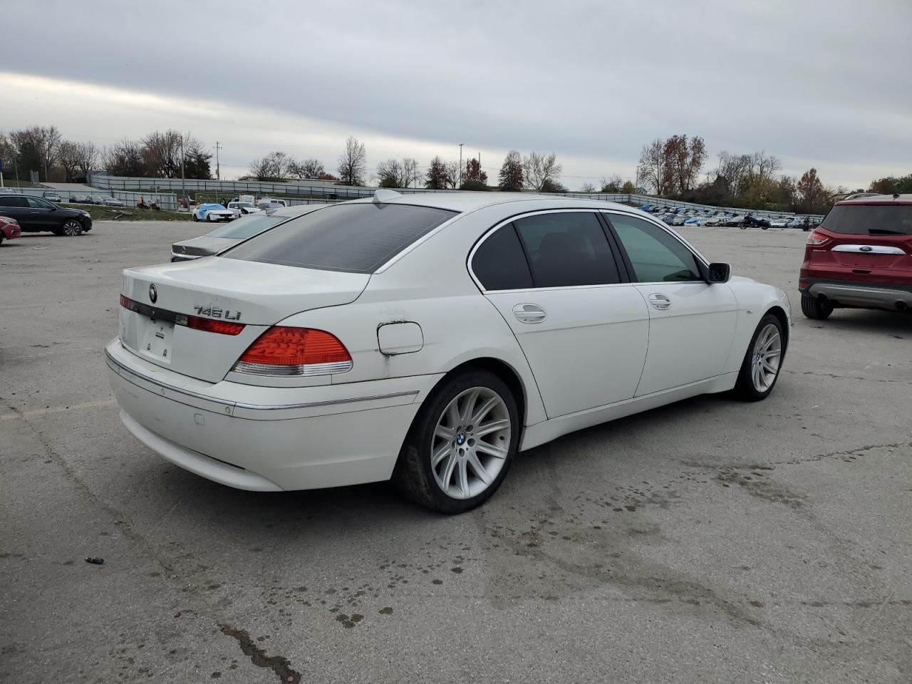 2005 Bmw 745 Li   White vin: WBAGN63545DS58481