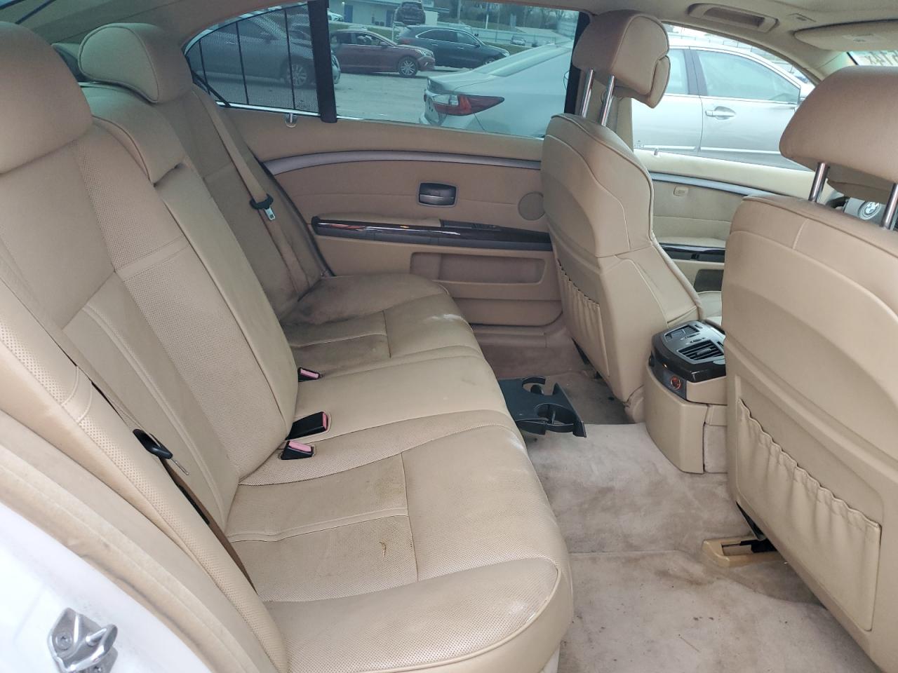 2005 Bmw 745 Li   White vin: WBAGN63545DS58481