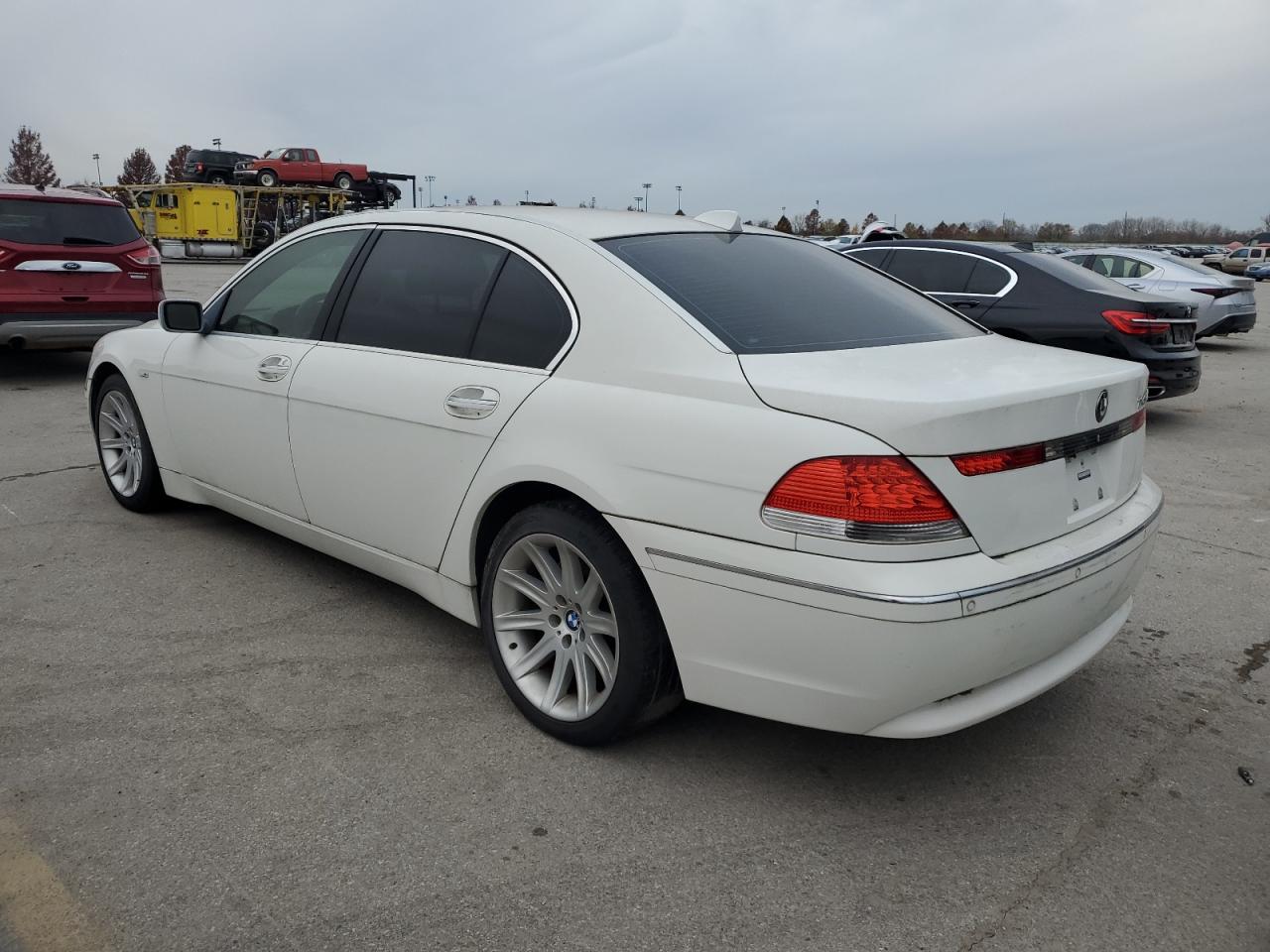 2005 Bmw 745 Li   White vin: WBAGN63545DS58481