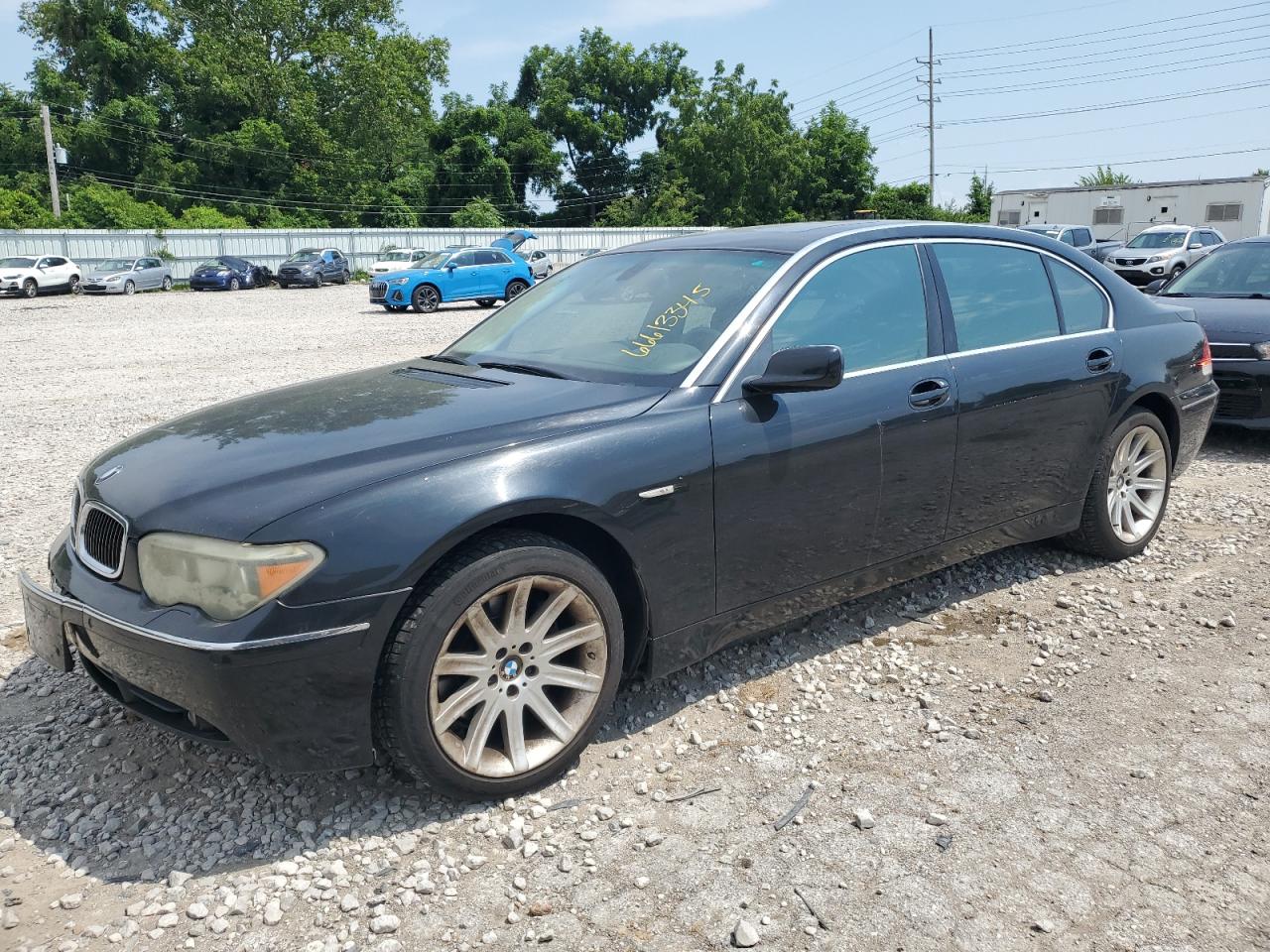 2005 Bmw 745 Li   Black vin: WBAGN63545DS59095