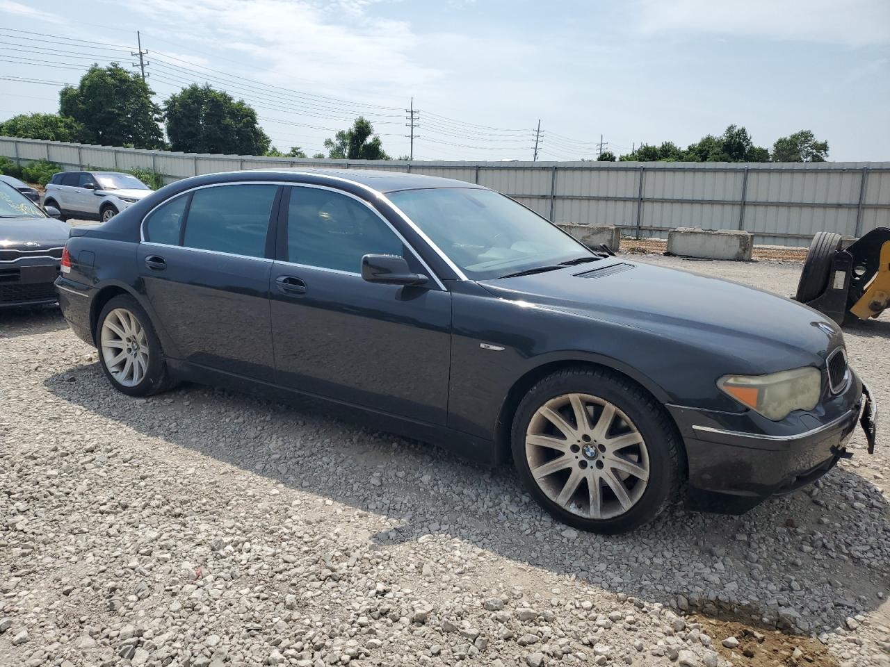 2005 Bmw 745 Li   Black vin: WBAGN63545DS59095