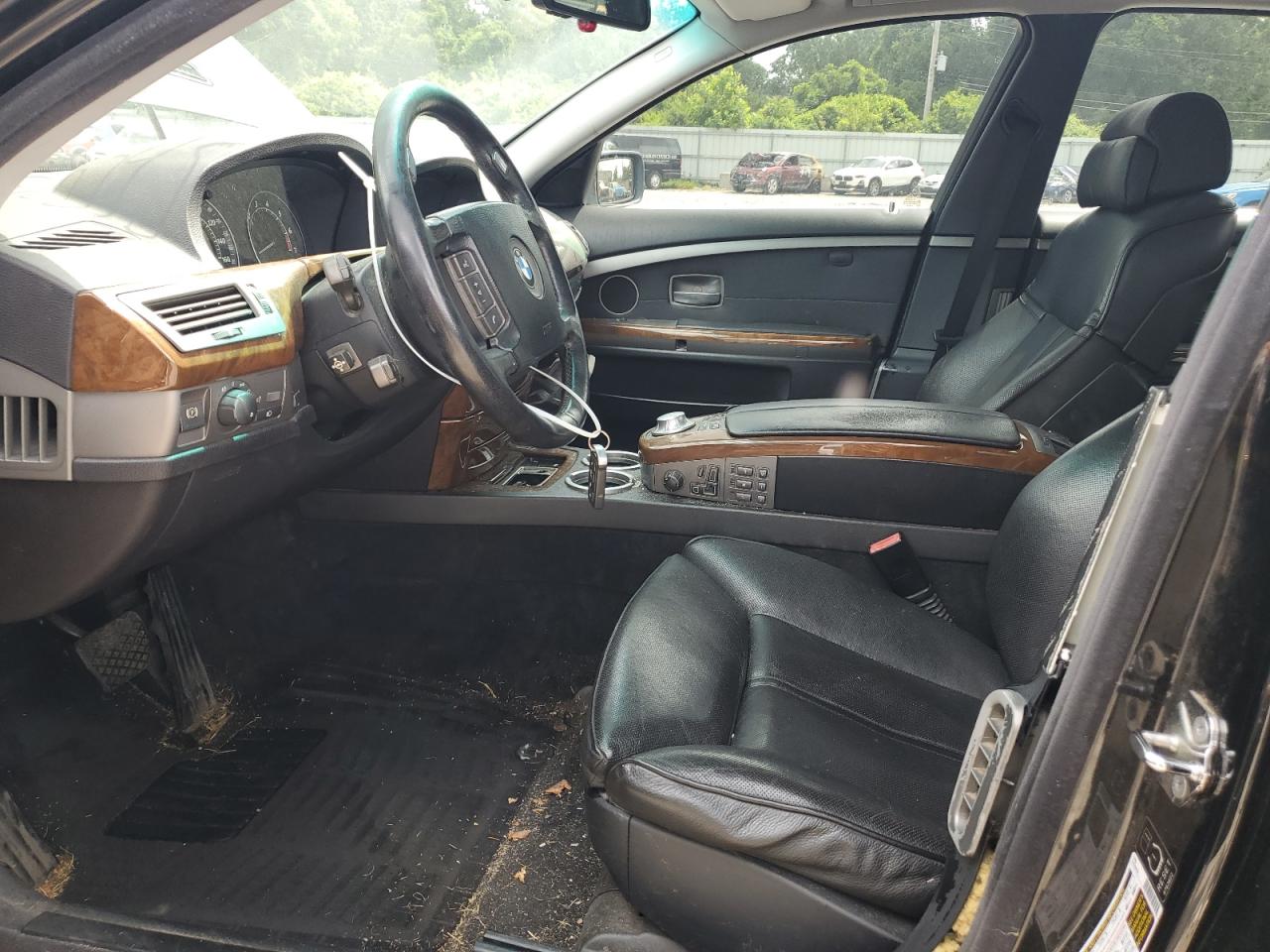 2005 Bmw 745 Li   Black vin: WBAGN63545DS59095