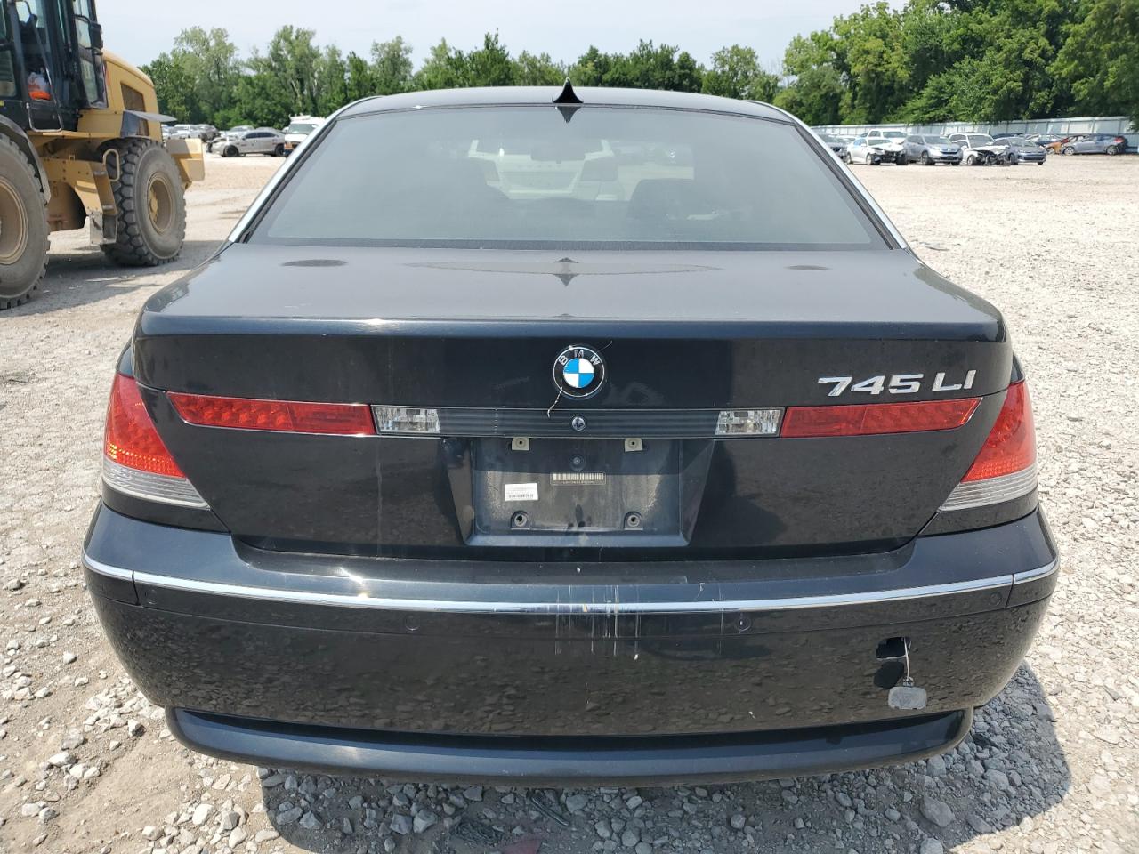 2005 Bmw 745 Li   Black vin: WBAGN63545DS59095