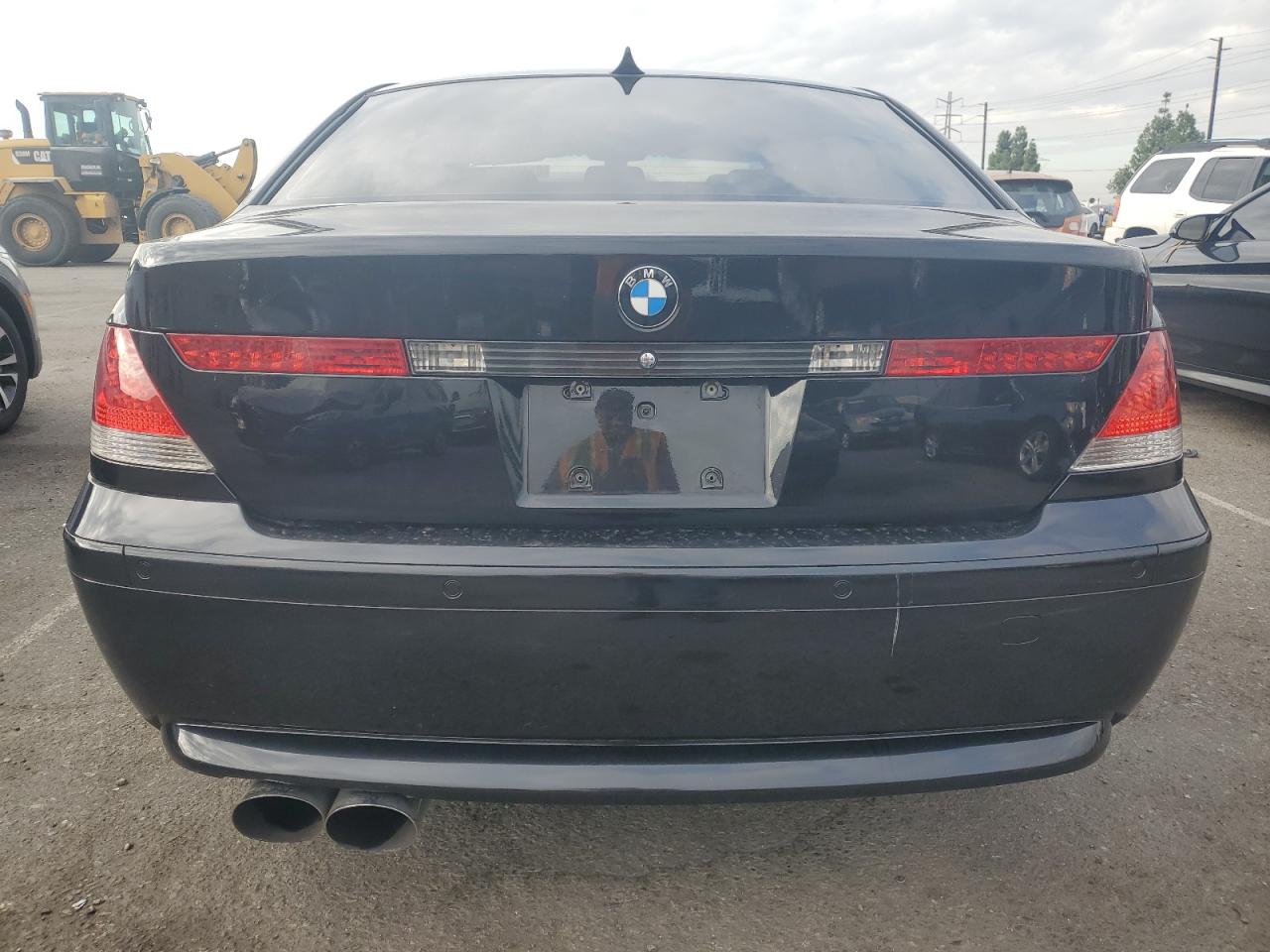 2005 Bmw 745 Li Black vin: WBAGN63545DS60733