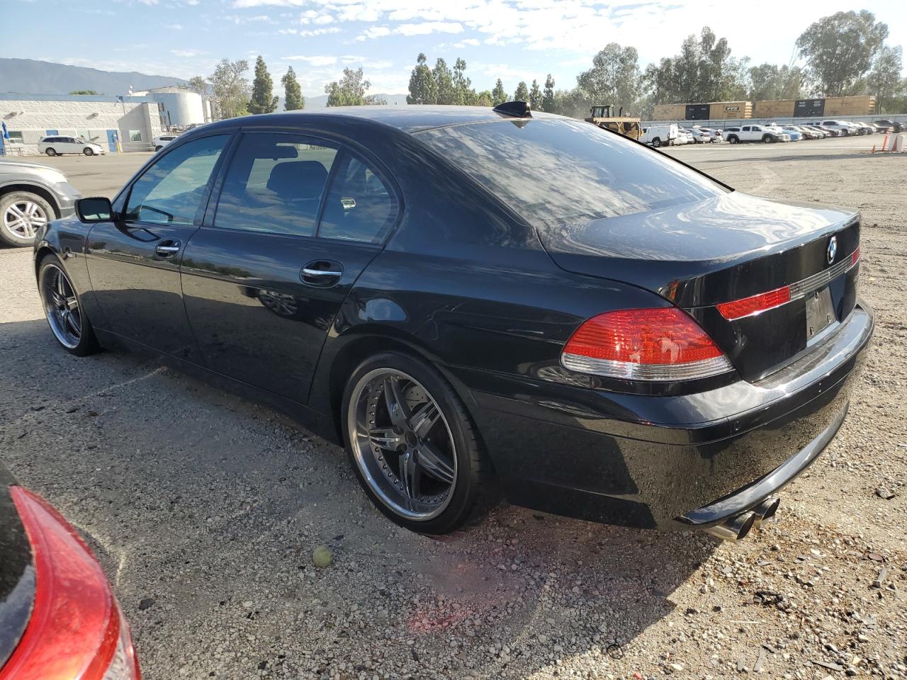 2005 Bmw 745 Li Black vin: WBAGN63545DS60733