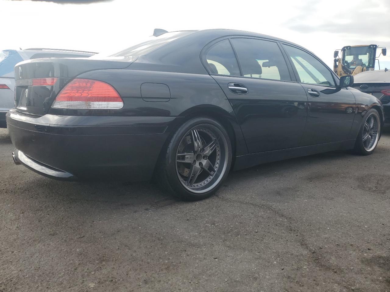 2005 Bmw 745 Li Black vin: WBAGN63545DS60733