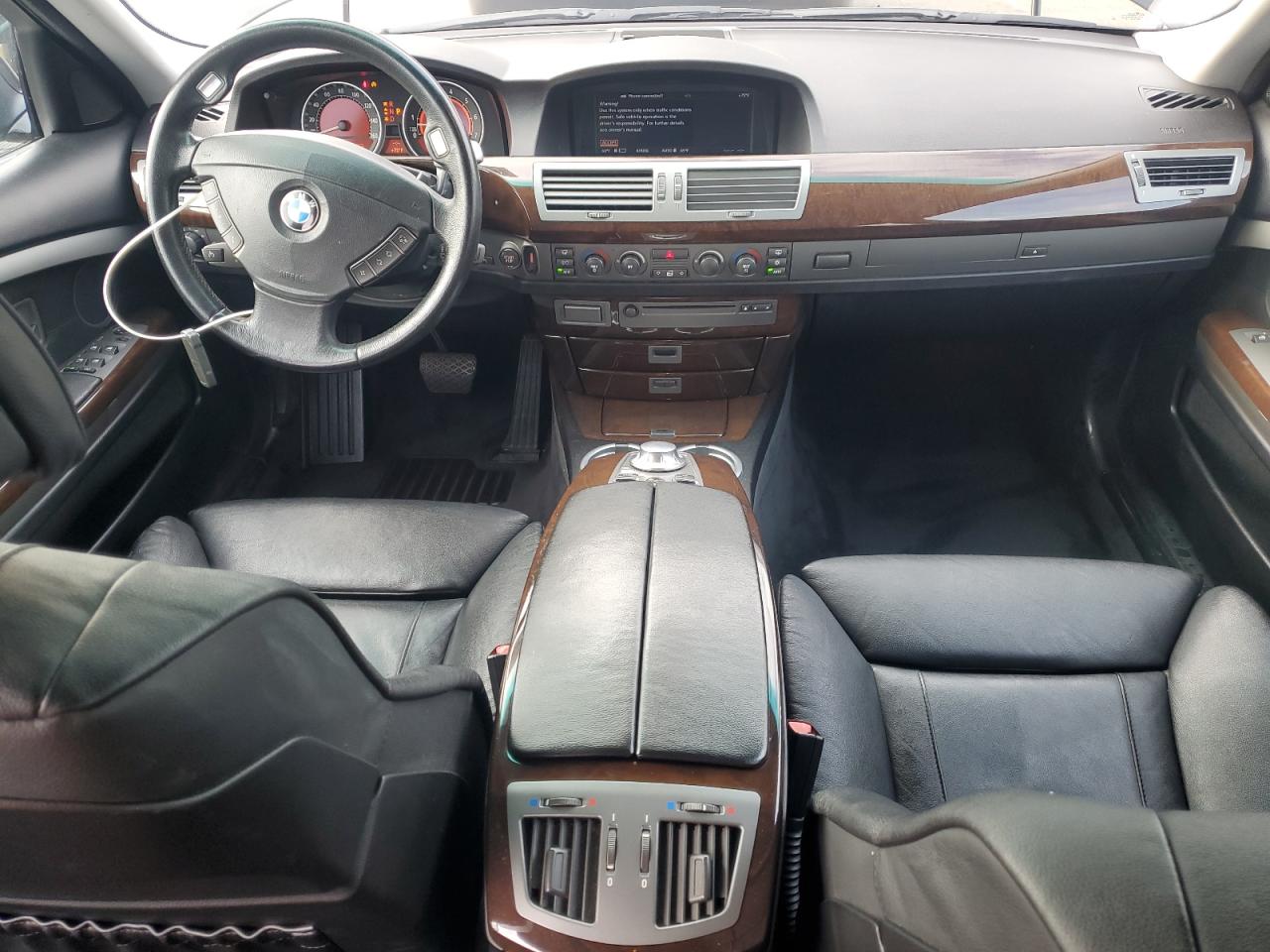 2005 Bmw 745 Li Black vin: WBAGN63545DS60733