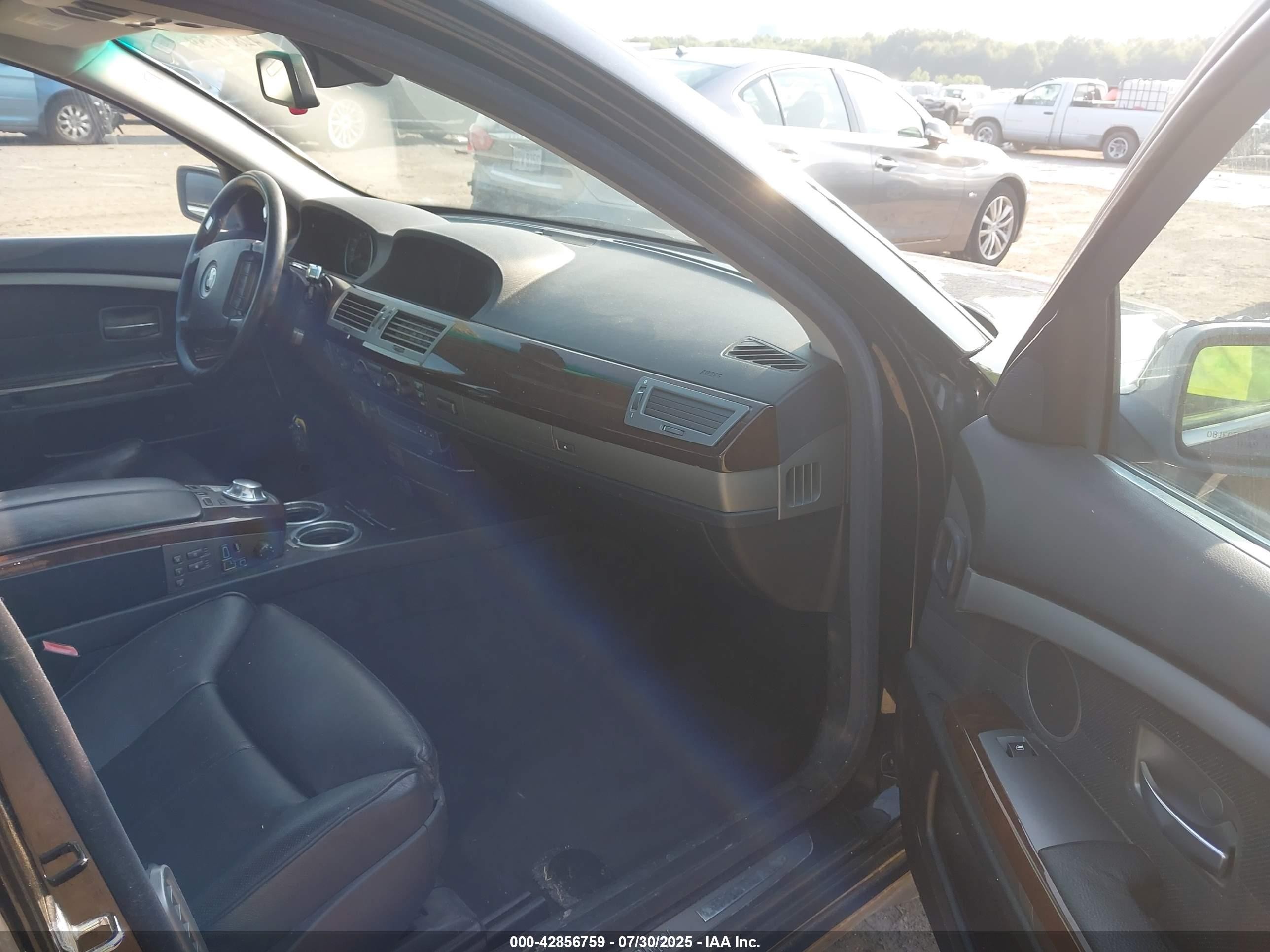 2005 Bmw 745li   Black vin: WBAGN63555DS57386