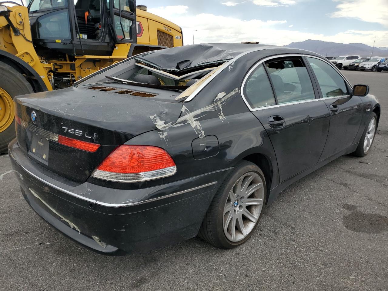 2005 Bmw 745 Li   Black vin: WBAGN63555DS58859