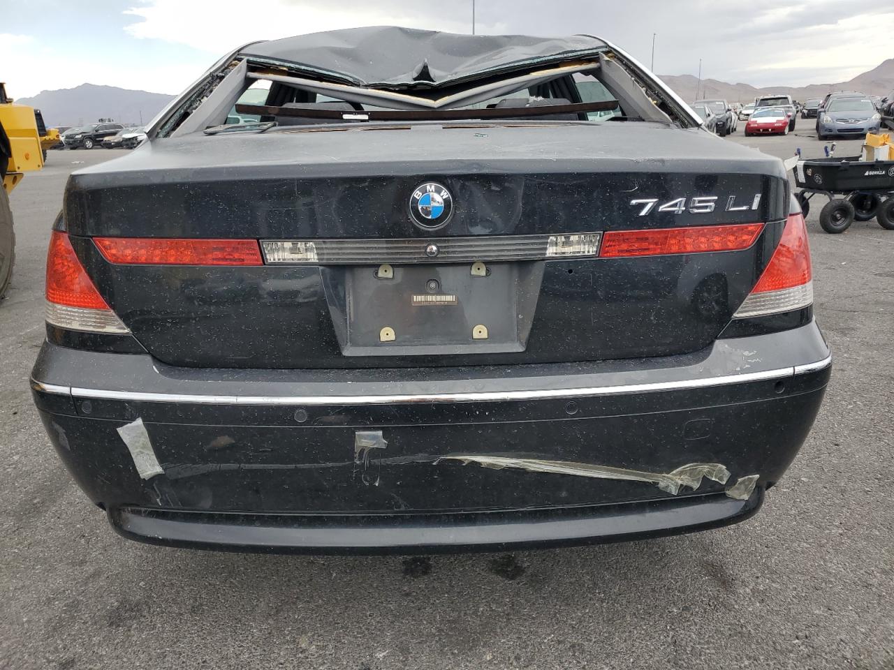 2005 Bmw 745 Li   Black vin: WBAGN63555DS58859