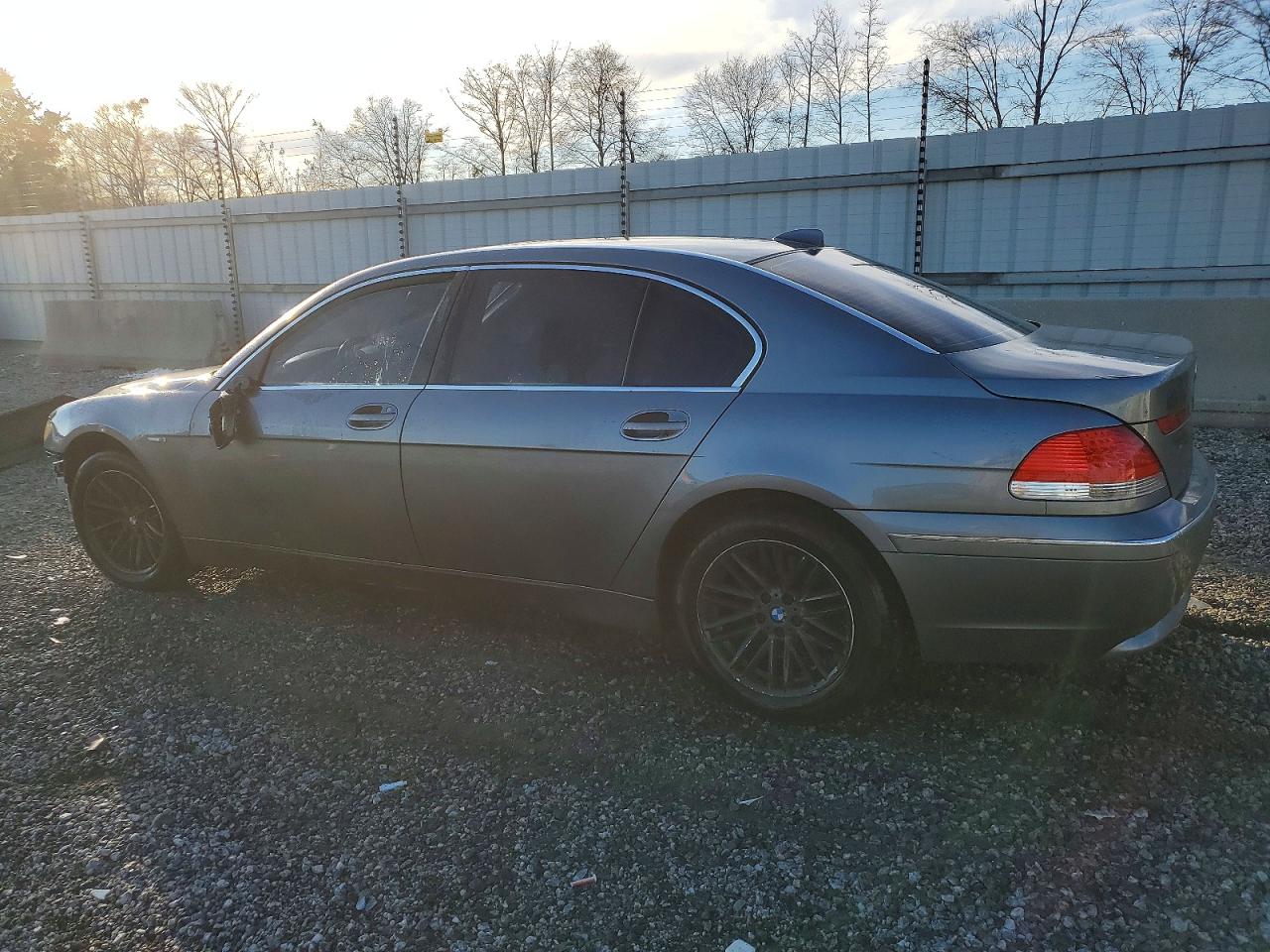 2005 Bmw 745 Li Gray vin: WBAGN63555DS59543
