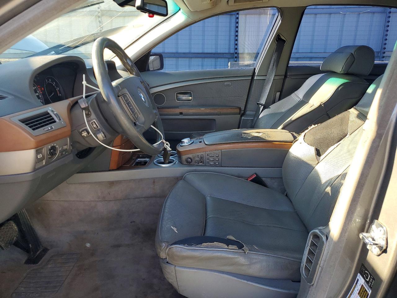 2005 Bmw 745 Li Gray vin: WBAGN63555DS59543