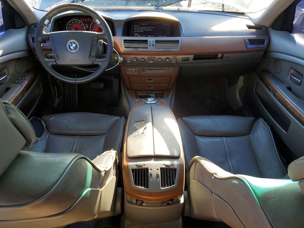 2005 Bmw 745 Li Gray vin: WBAGN63555DS59543