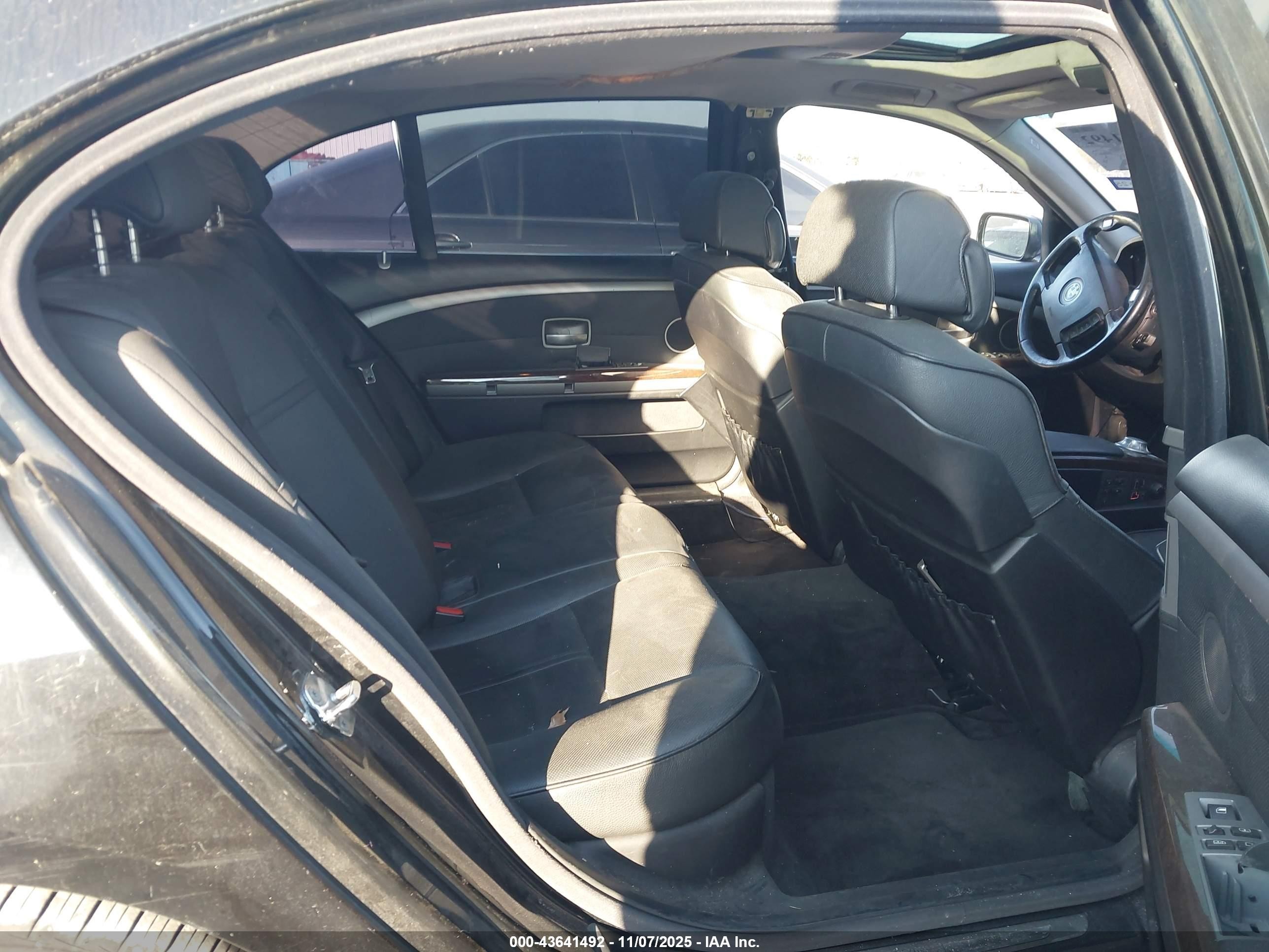 2004 Bmw 745li   Black vin: WBAGN63564DS54298