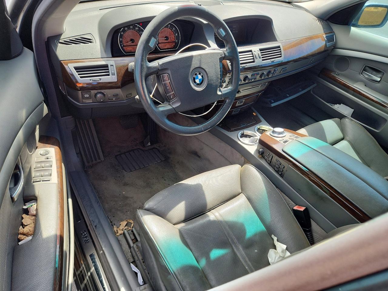 2005 Bmw 745 Li Gray vin: WBAGN63565DS57378