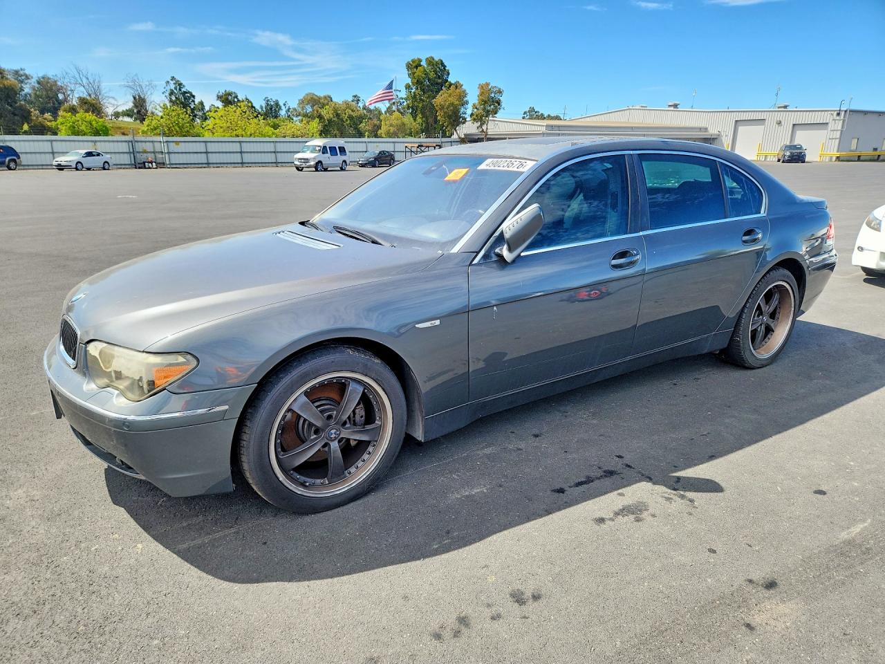 2005 Bmw 745 Li Gray vin: WBAGN63565DS57378