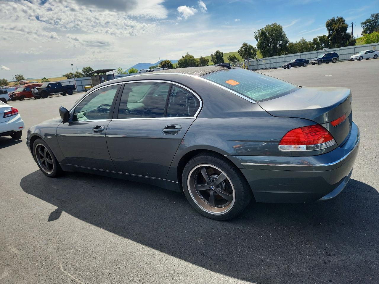 2005 Bmw 745 Li Gray vin: WBAGN63565DS57378