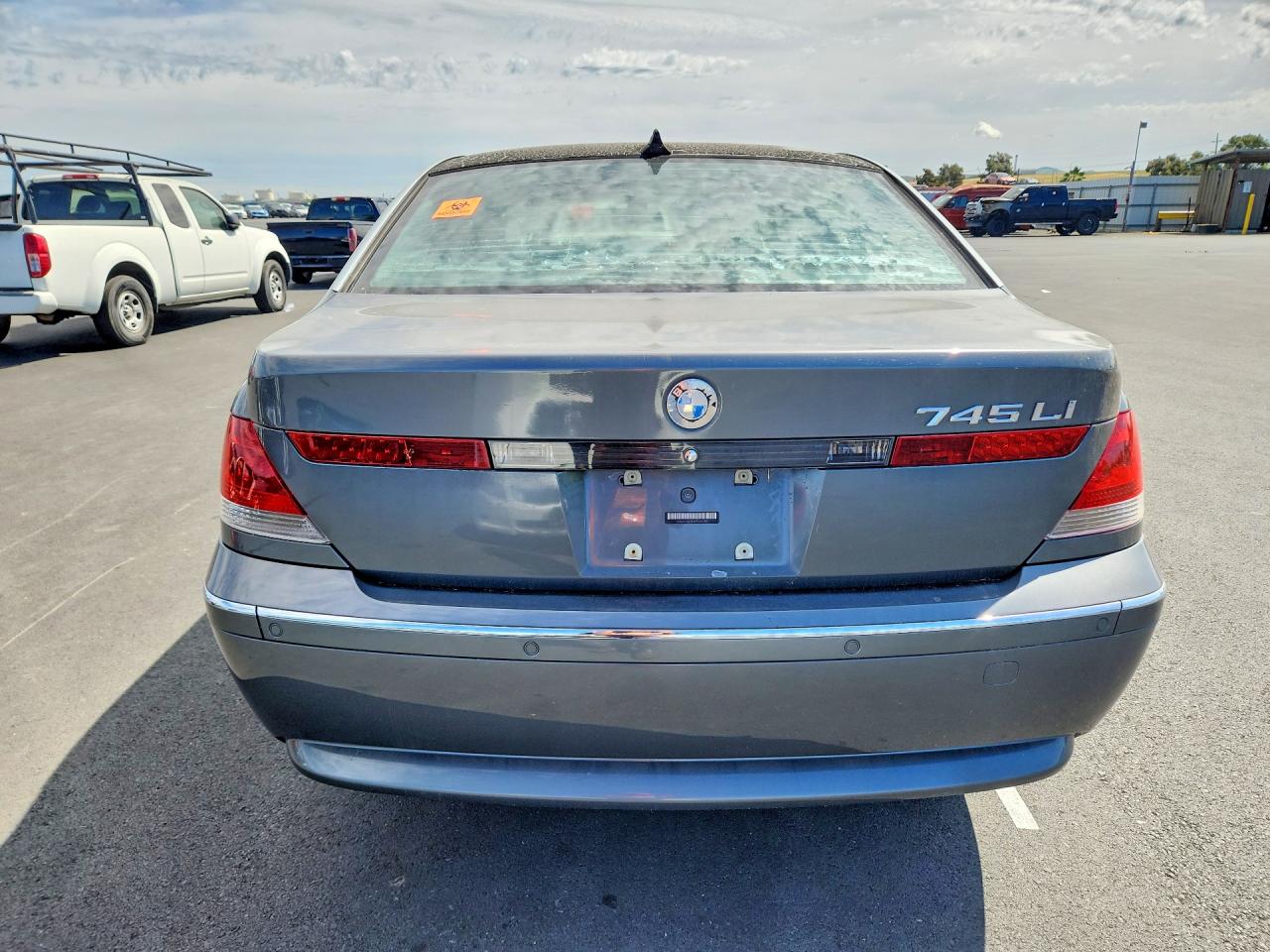 2005 Bmw 745 Li Gray vin: WBAGN63565DS57378