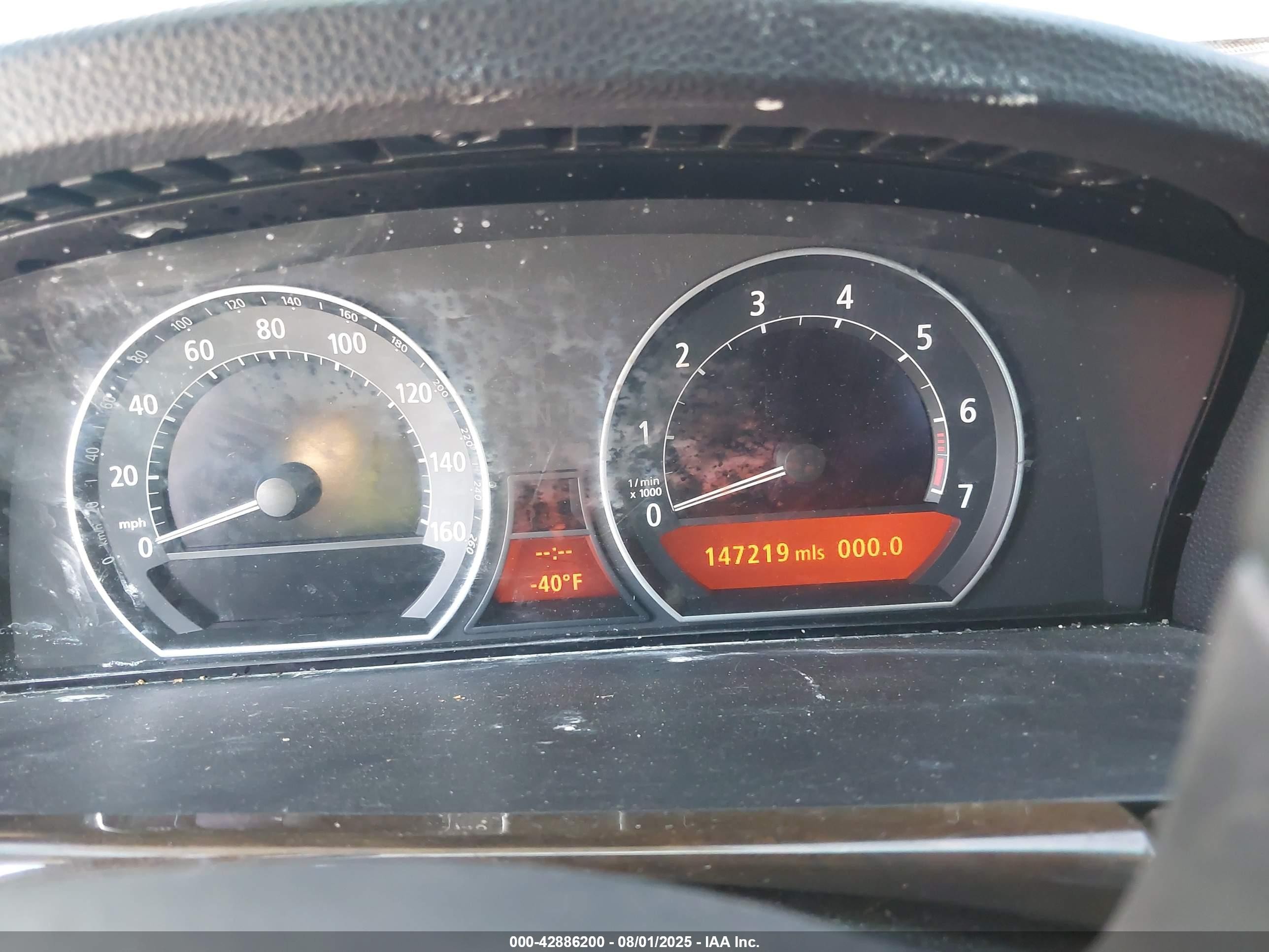 2005 Bmw 745li   Черный vin: WBAGN63585DS60511