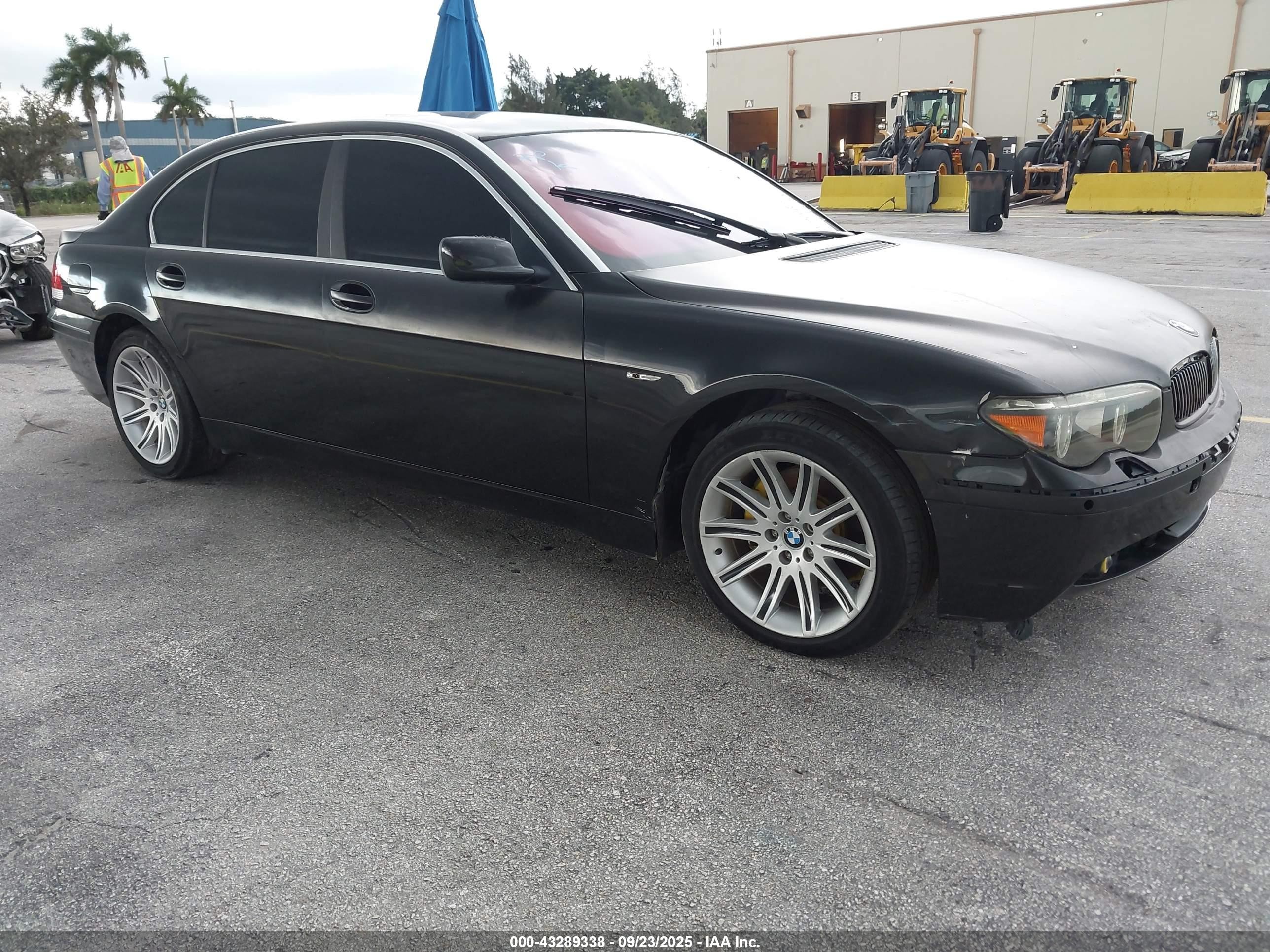 2005 Bmw 745li   Black vin: WBAGN63585DS60511