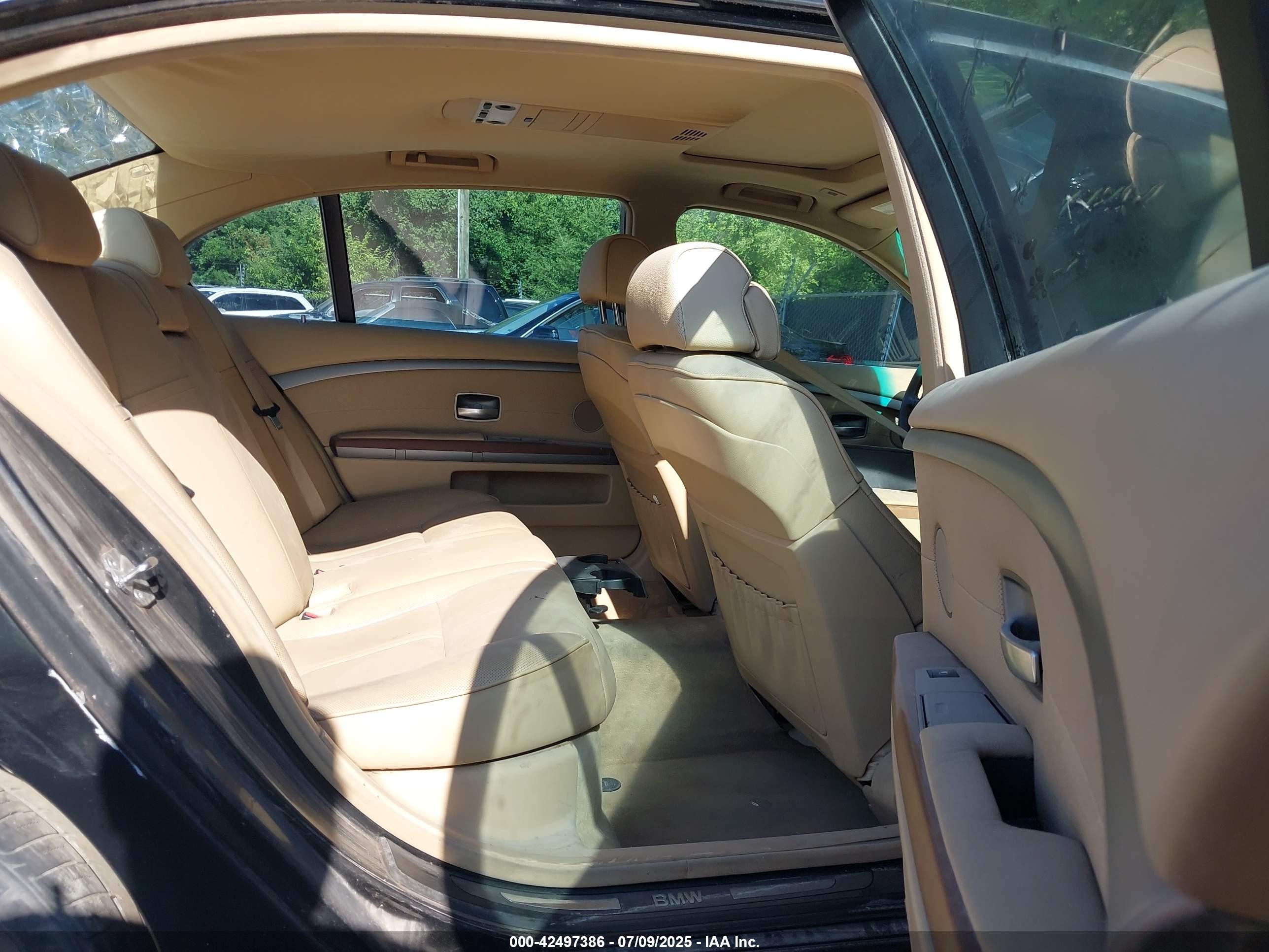 2004 Bmw 745li   Black vin: WBAGN63594DS54487