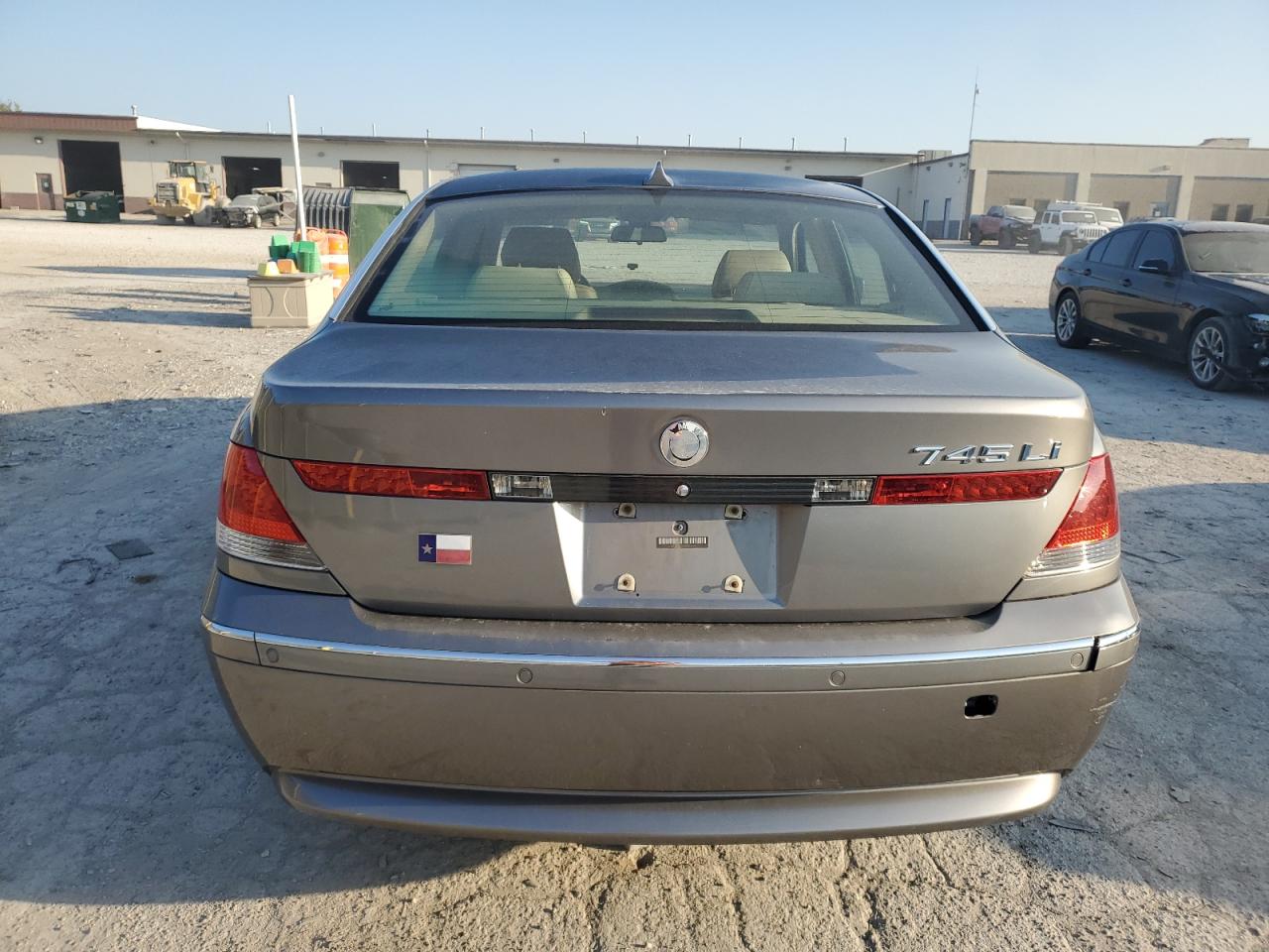 2005 Bmw 745 Li Gray vin: WBAGN635X5DS57917