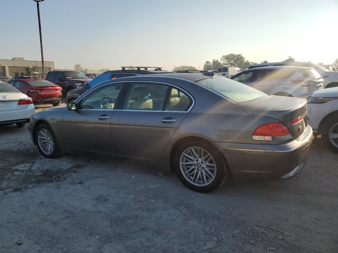 2005 Bmw 745 Li Gray vin: WBAGN635X5DS57917