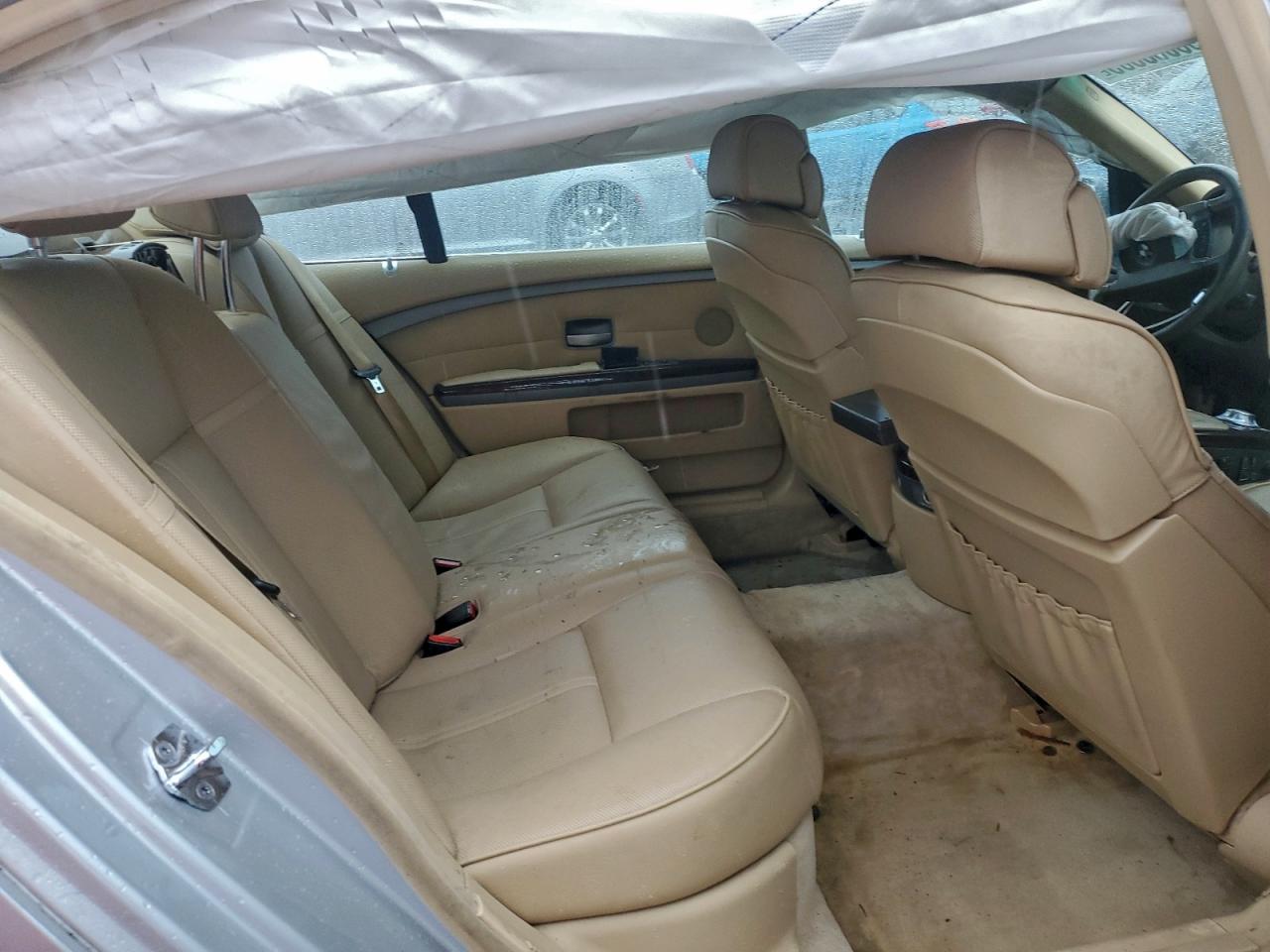 2005 Bmw 745 Li Silver vin: WBAGN635X5DS59151