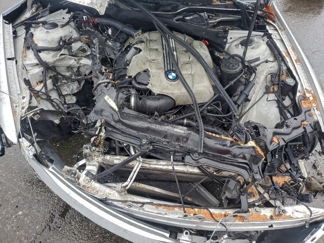 2005 Bmw 745 Li Silver vin: WBAGN635X5DS59151