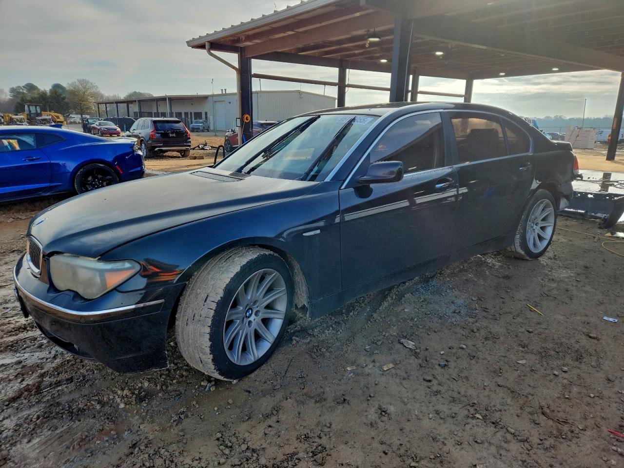 2005 Bmw 745 Li Black vin: WBAGN635X5DS60459