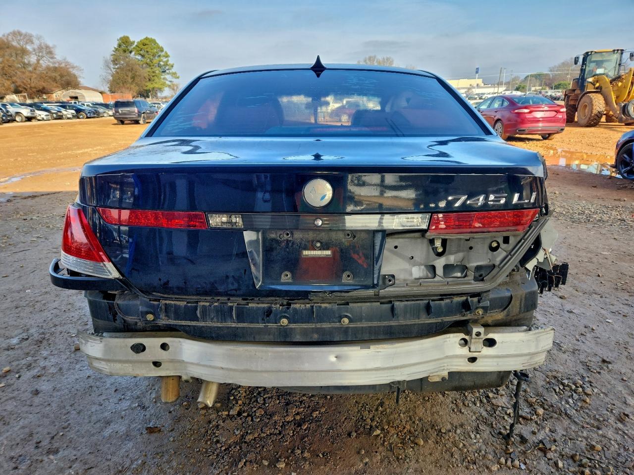 2005 Bmw 745 Li Black vin: WBAGN635X5DS60459