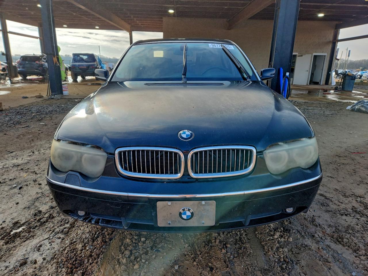 2005 Bmw 745 Li Black vin: WBAGN635X5DS60459