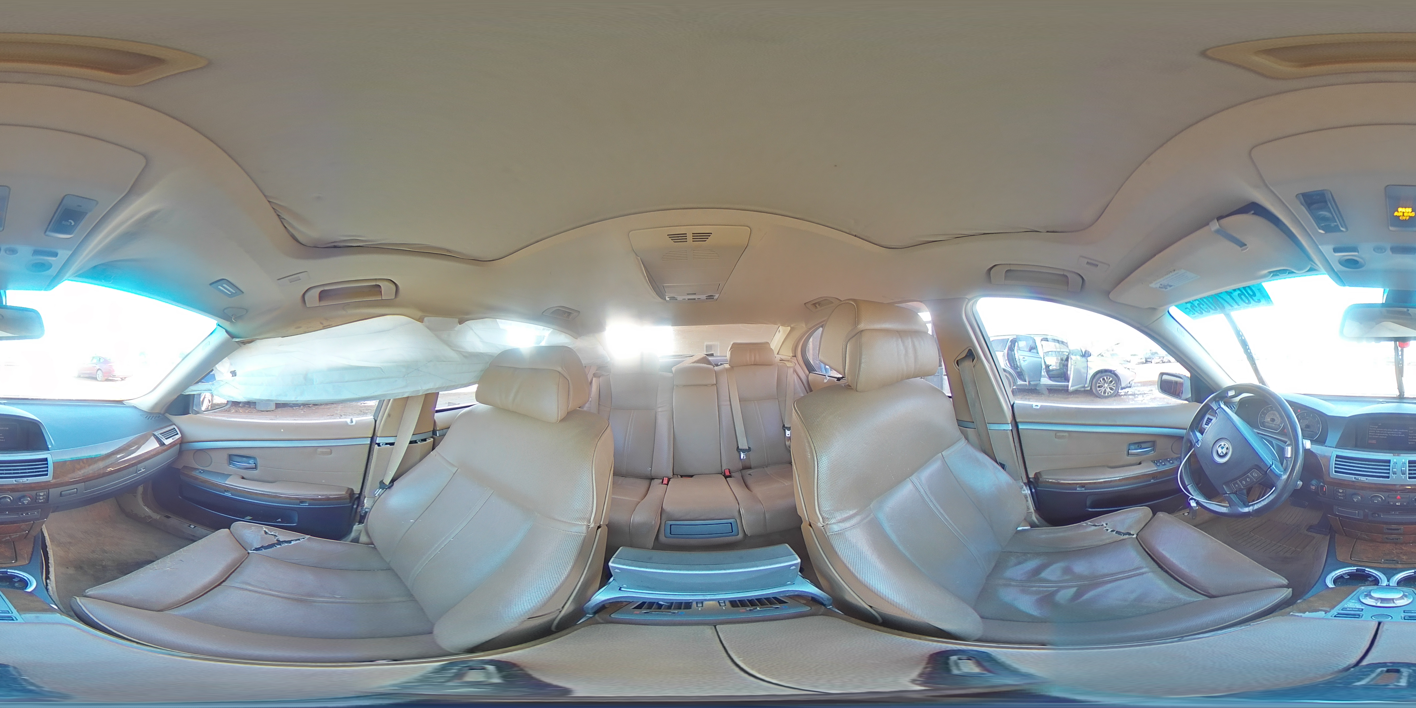 2005 Bmw 745 Li Black vin: WBAGN635X5DS60459