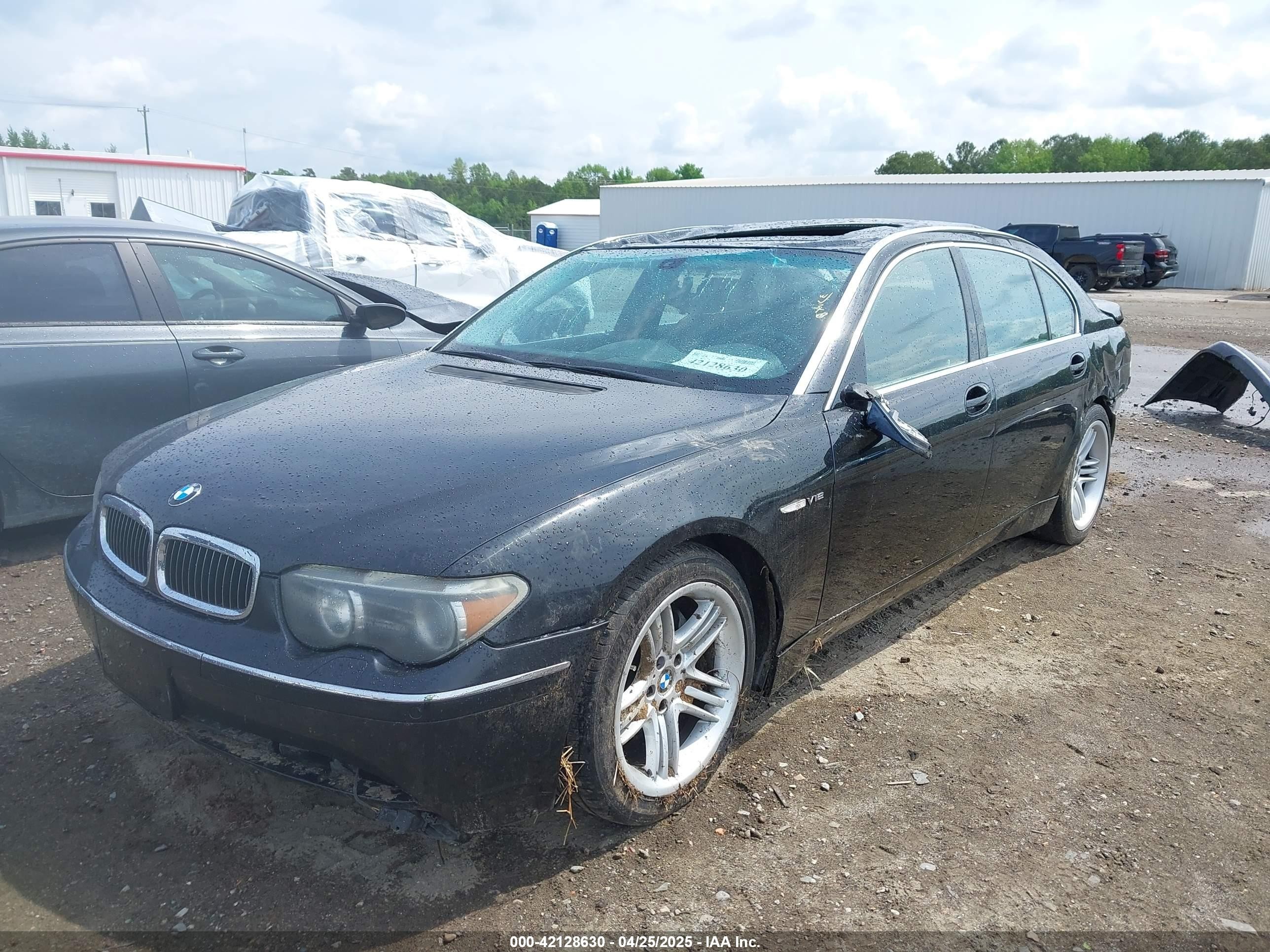 2003 Bmw 760li   Black vin: WBAGN83473DK10635