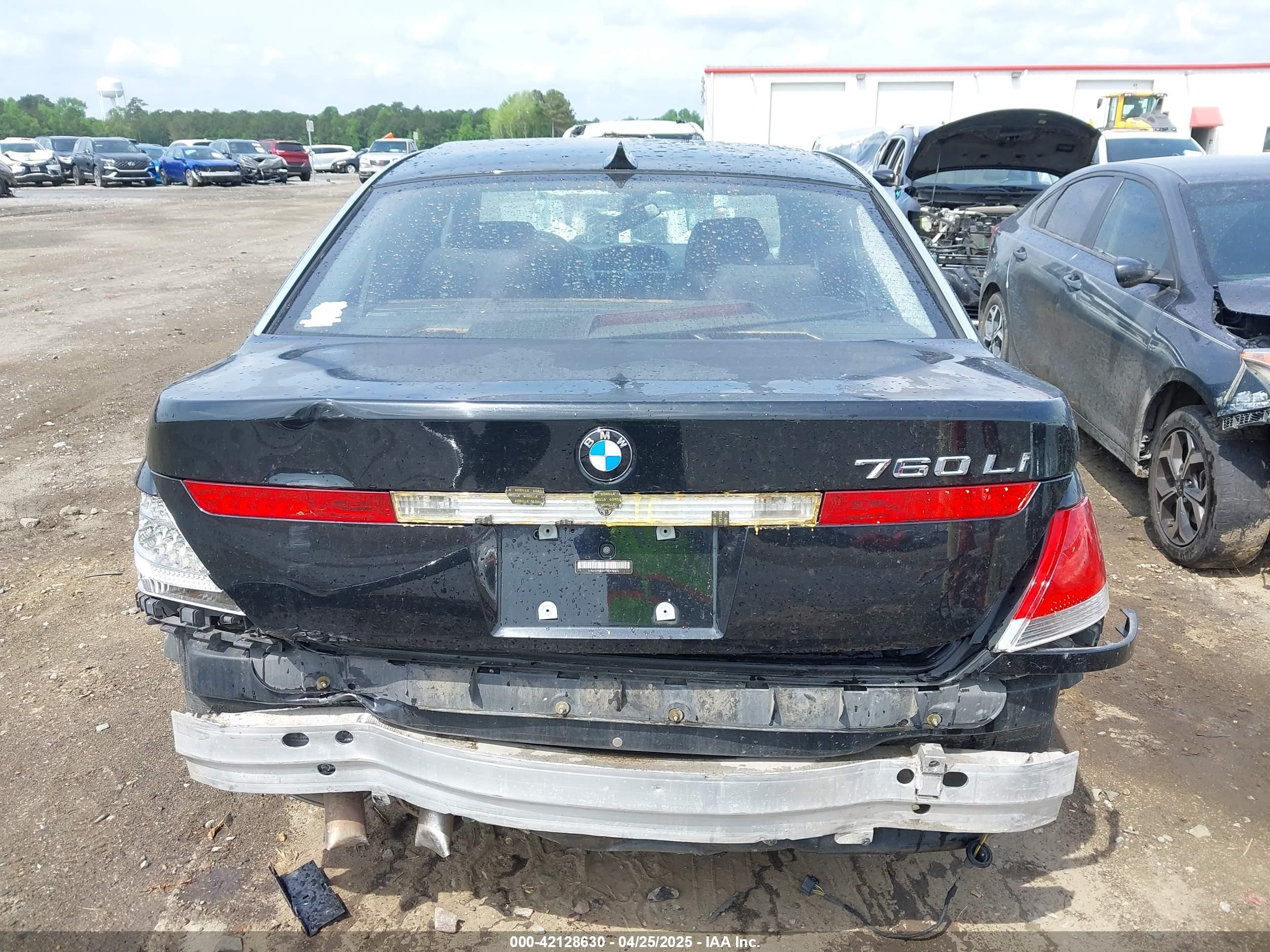 2003 Bmw 760li   Black vin: WBAGN83473DK10635