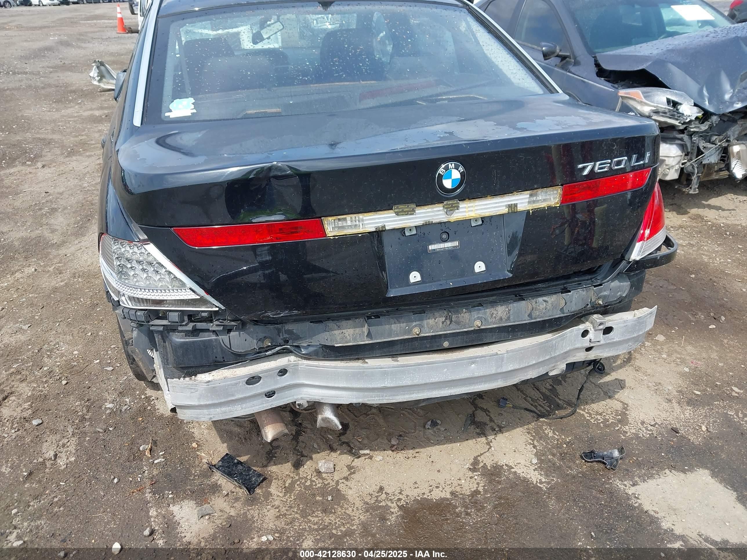 2003 Bmw 760li   Black vin: WBAGN83473DK10635