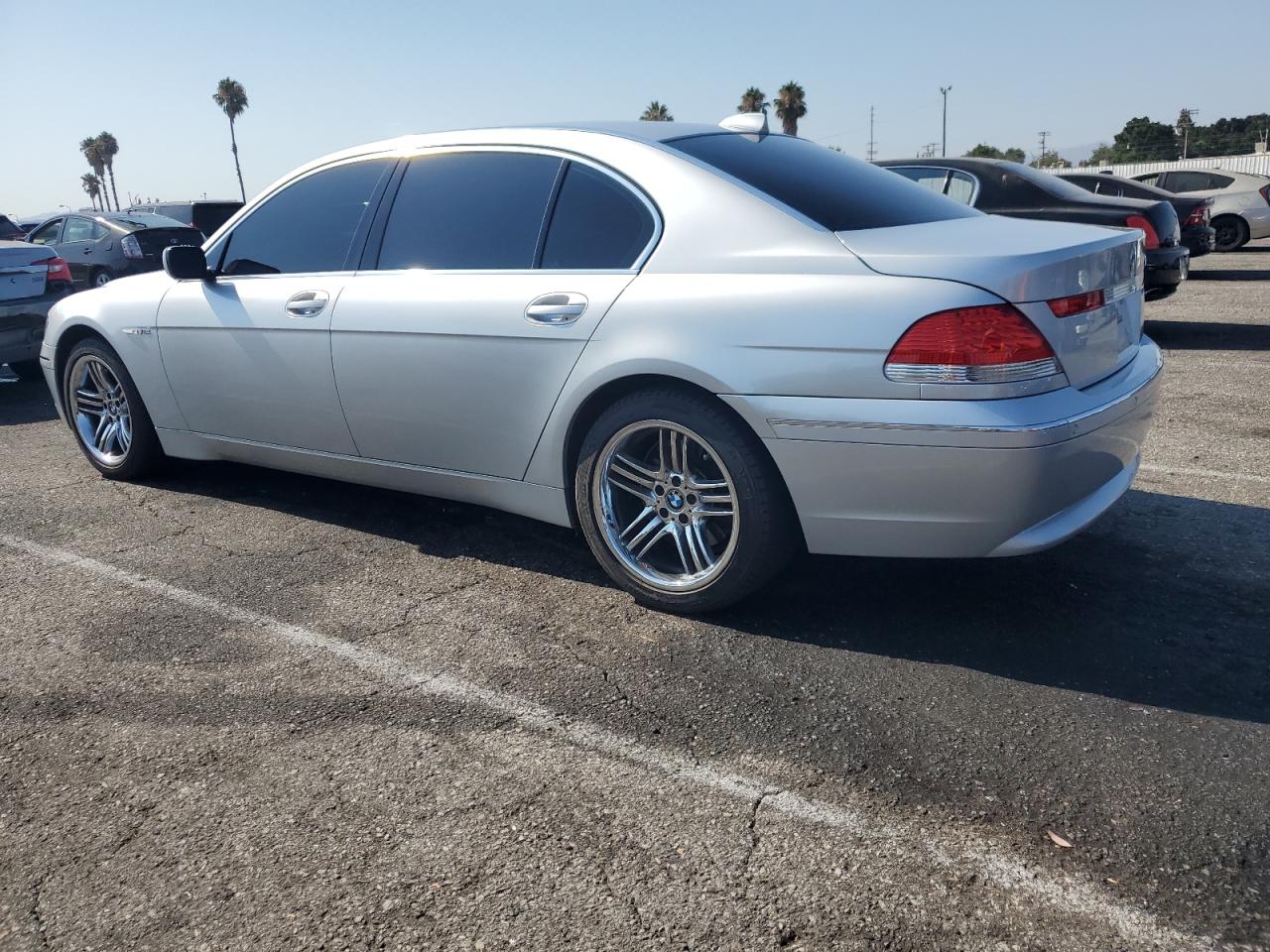 2003 Bmw 760 Li Silver vin: WBAGN834X3DK10757