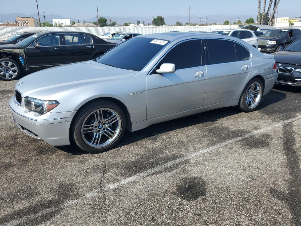 2003 Bmw 760 Li Silver vin: WBAGN834X3DK10757