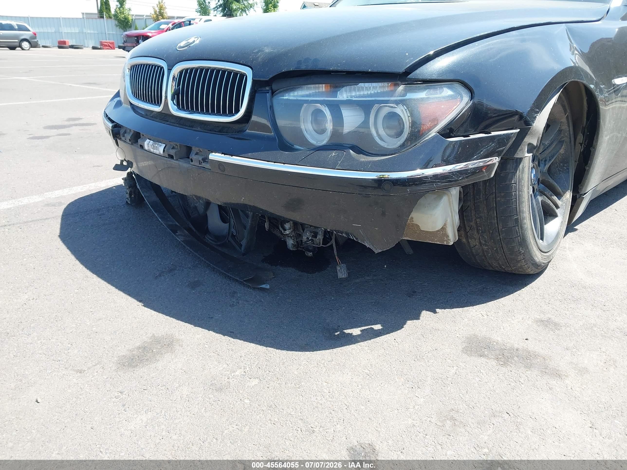 2005 Bmw 760li   Black vin: WBAGN83525DK11252