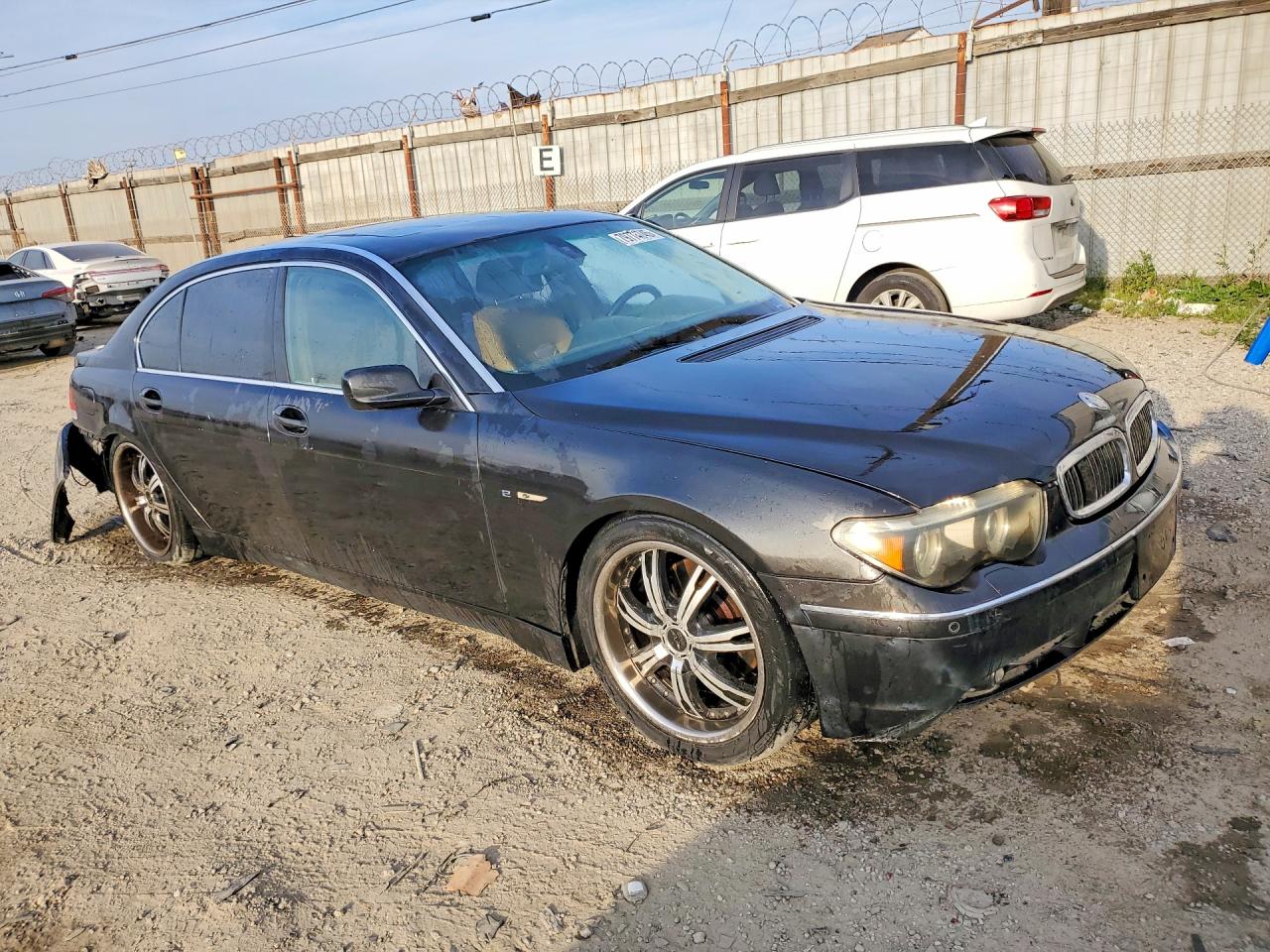 2004 Bmw 760 Li Black vin: WBAGN83534DK11131