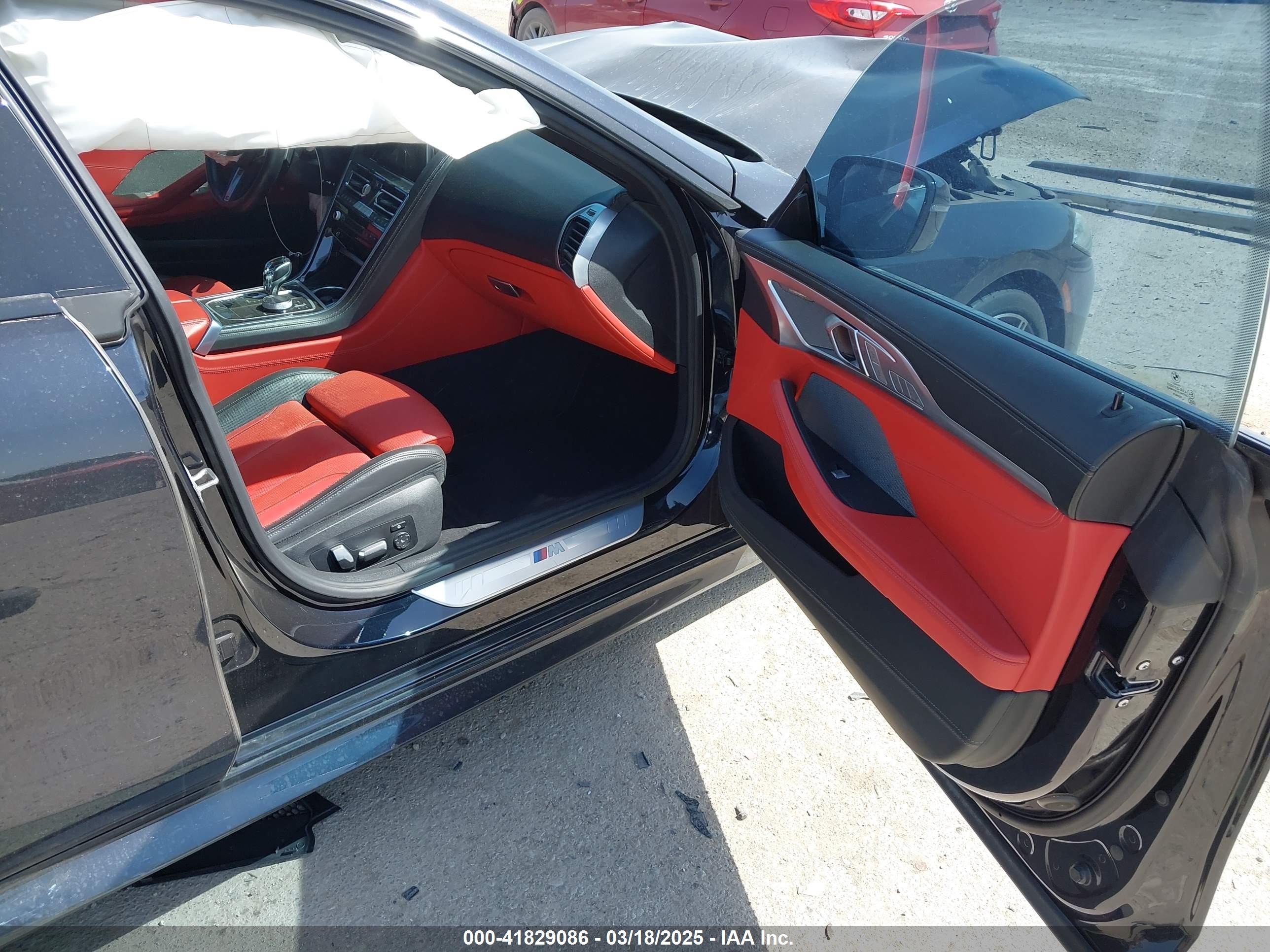 2022 Bmw 840 Gran Coupe I Black vin: WBAGV2C00NCJ11173