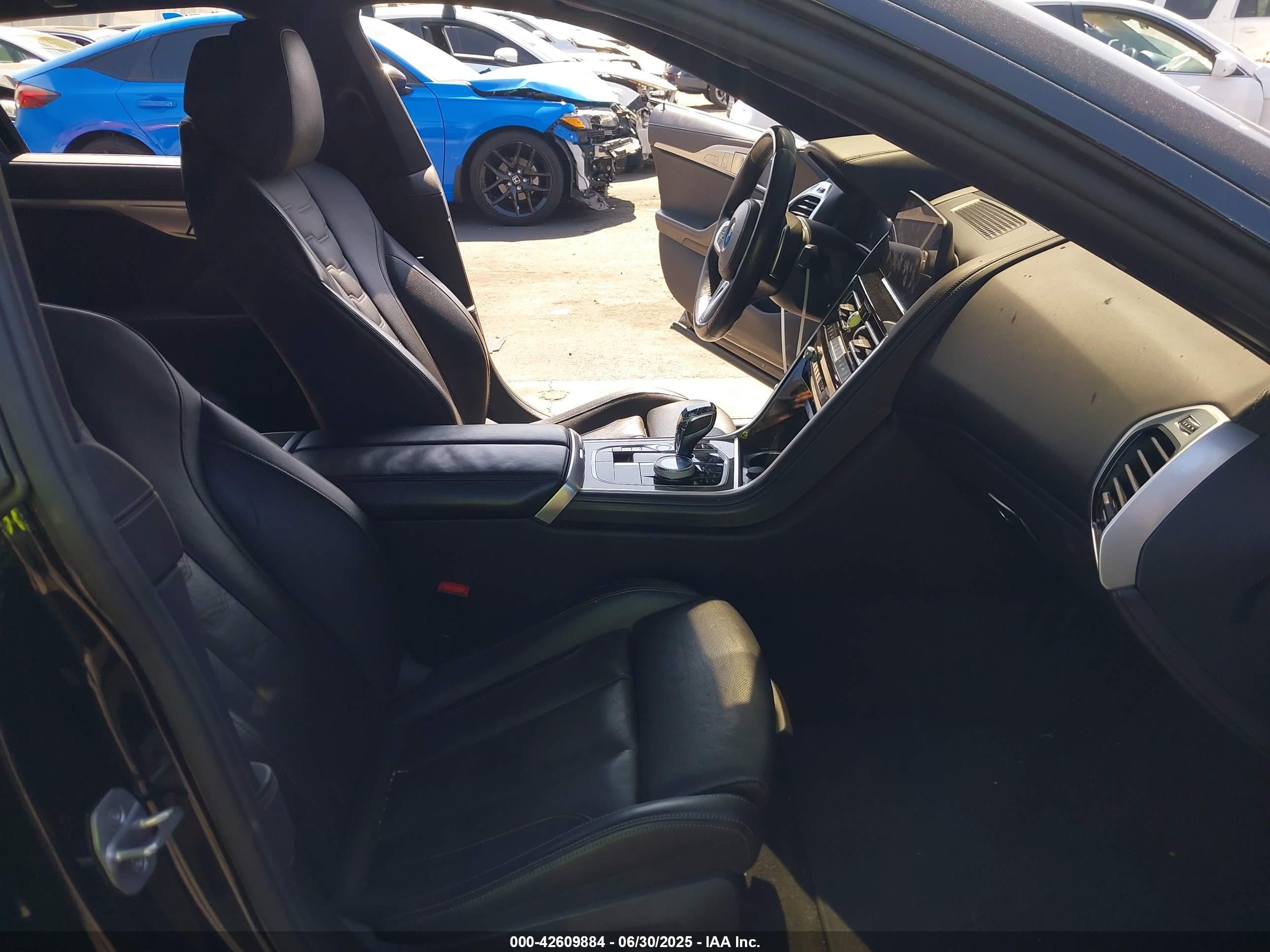 2022 Bmw 840 Gran Coupe I Black vin: WBAGV2C09NCJ50831